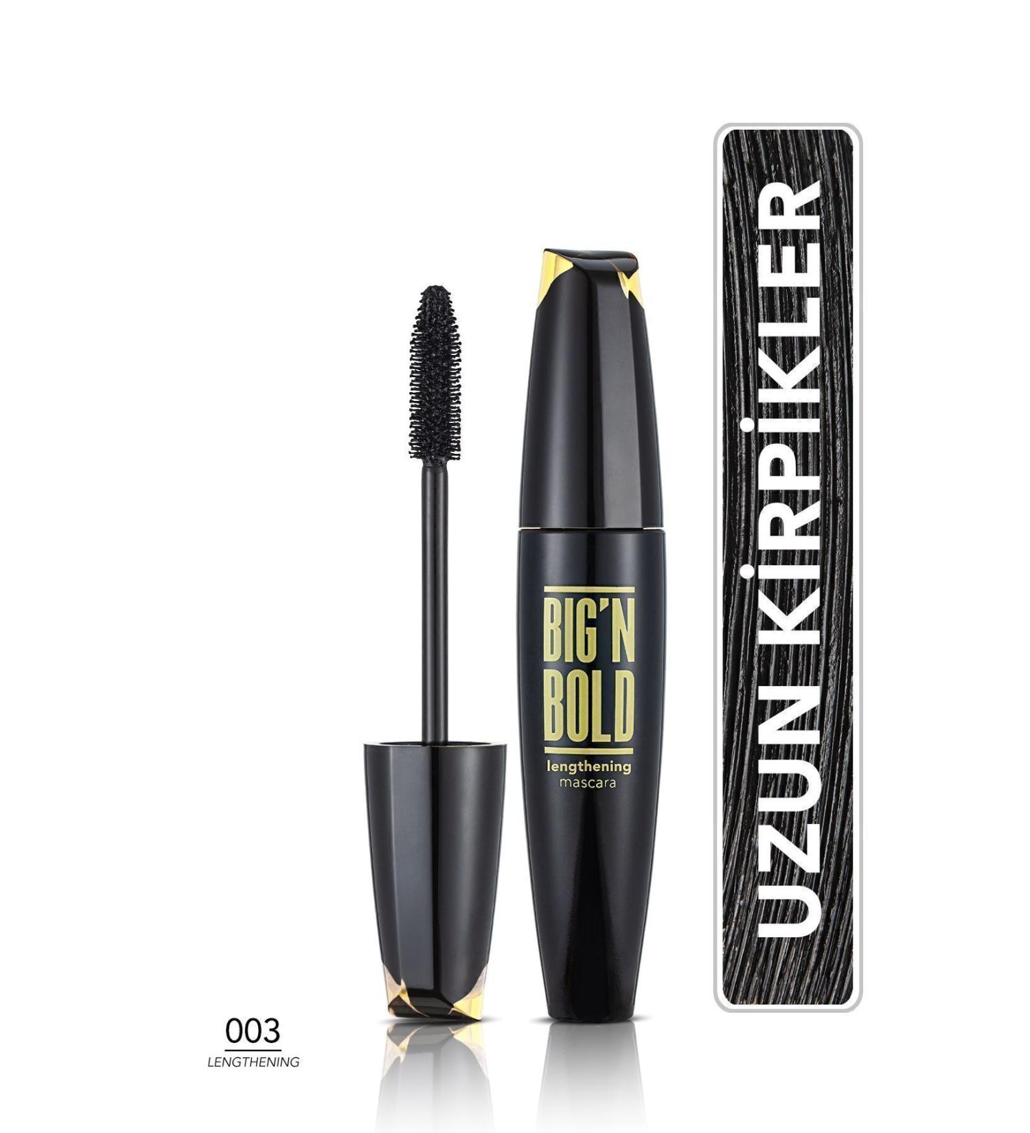 Flormar Long and Voluminous Mascara - Big N Bold Mascara - 003 - 8682536040426 - Buy Online on GoSupps.com