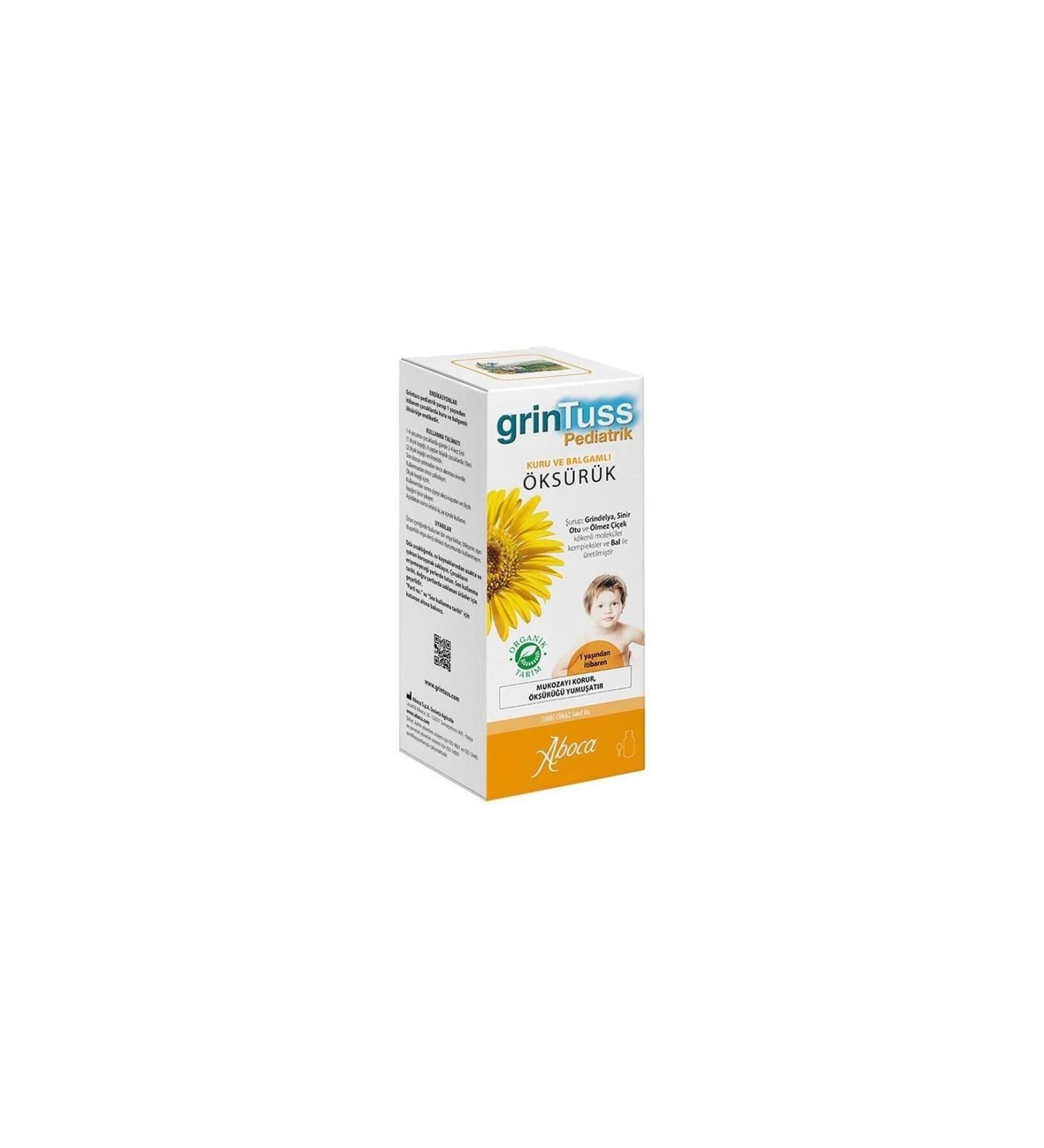 ABOCA Grintuss Pediatric Syrup Kids 128 gr - Vb741
