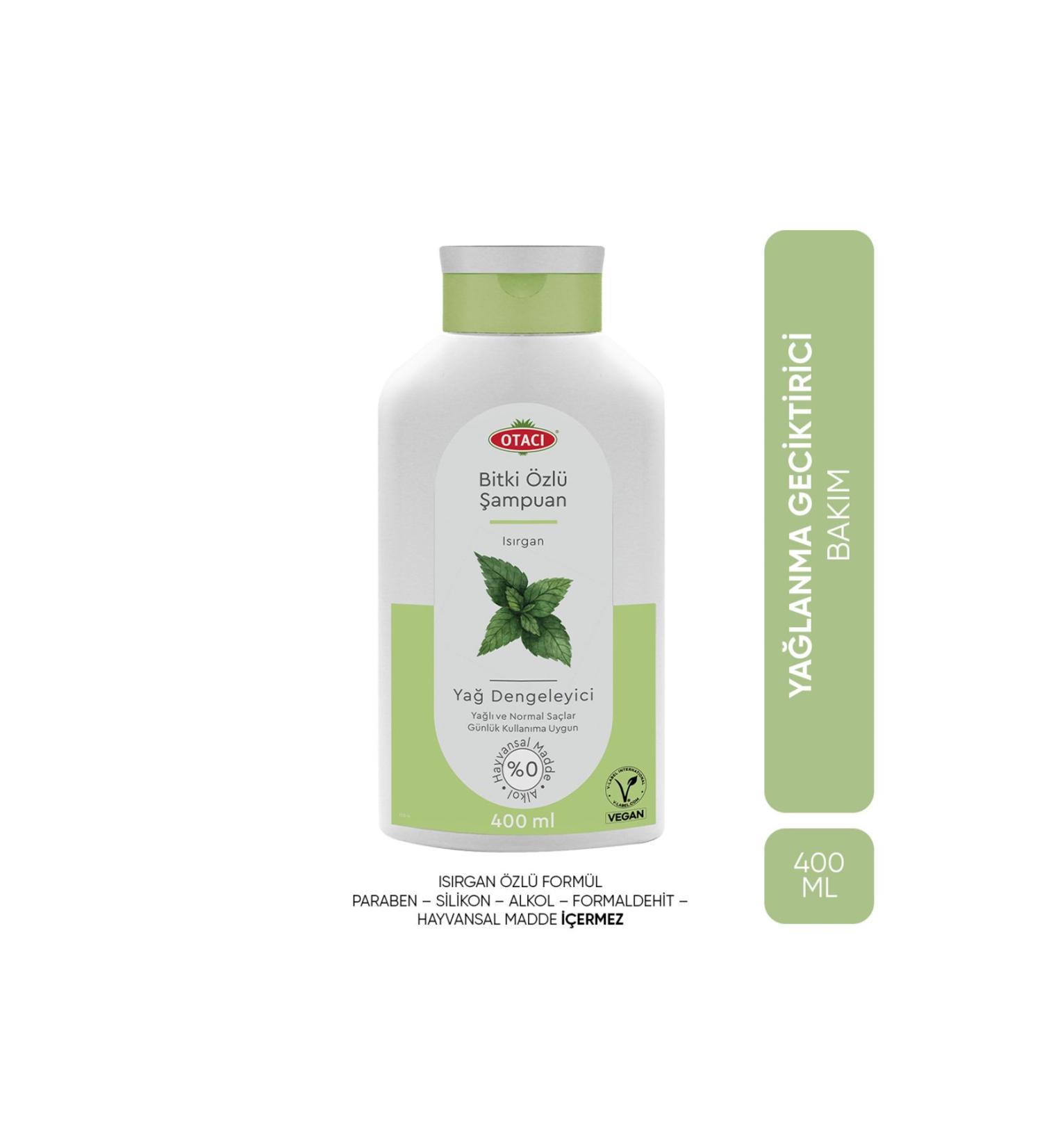Otac Plant Essence Oil Balancing Nettle Shampoo 400 ml - Buy Online on GoSupps.com