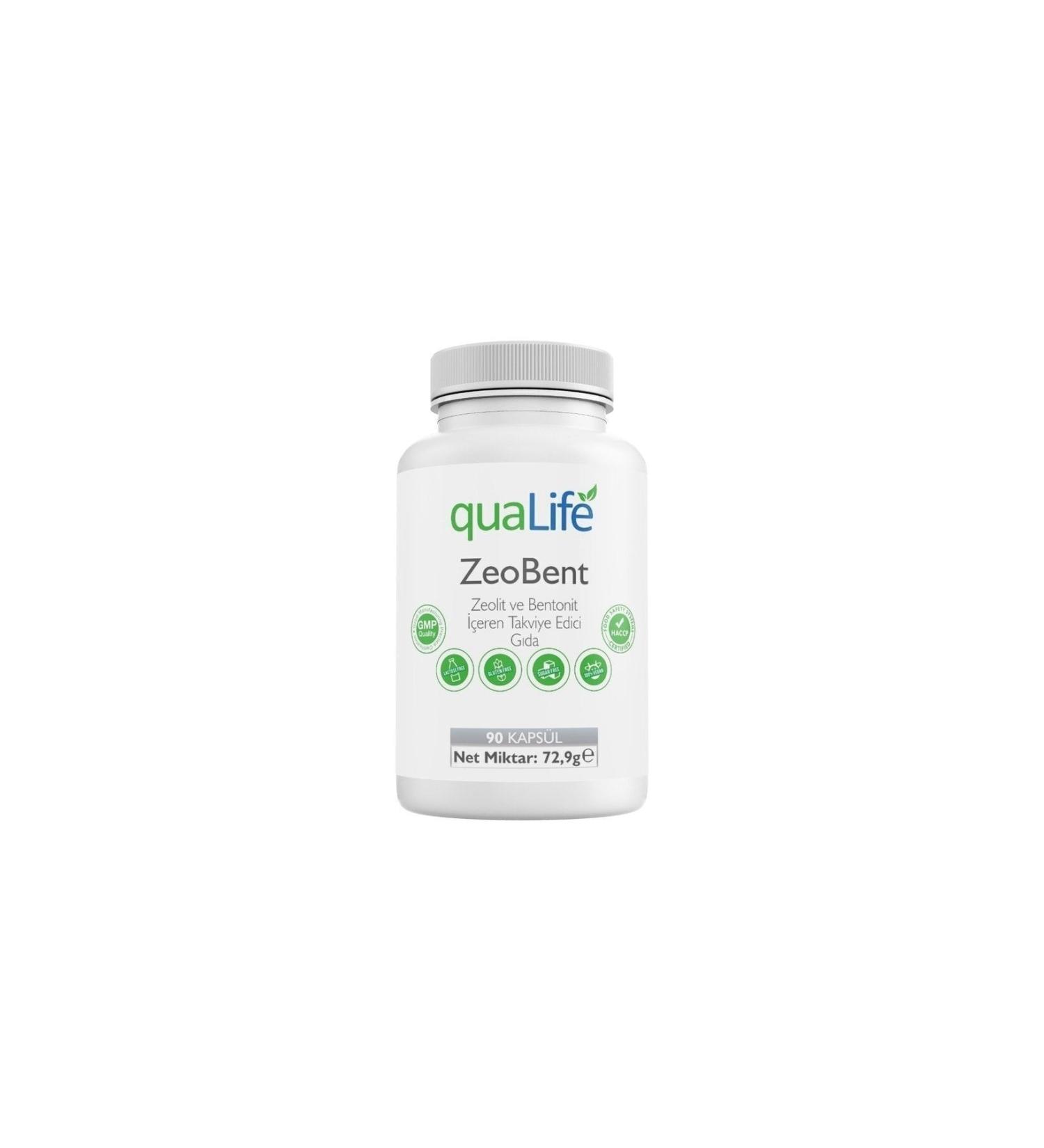 quaLife Zeobent Food Supplement Containing Zeolite and Bentonite