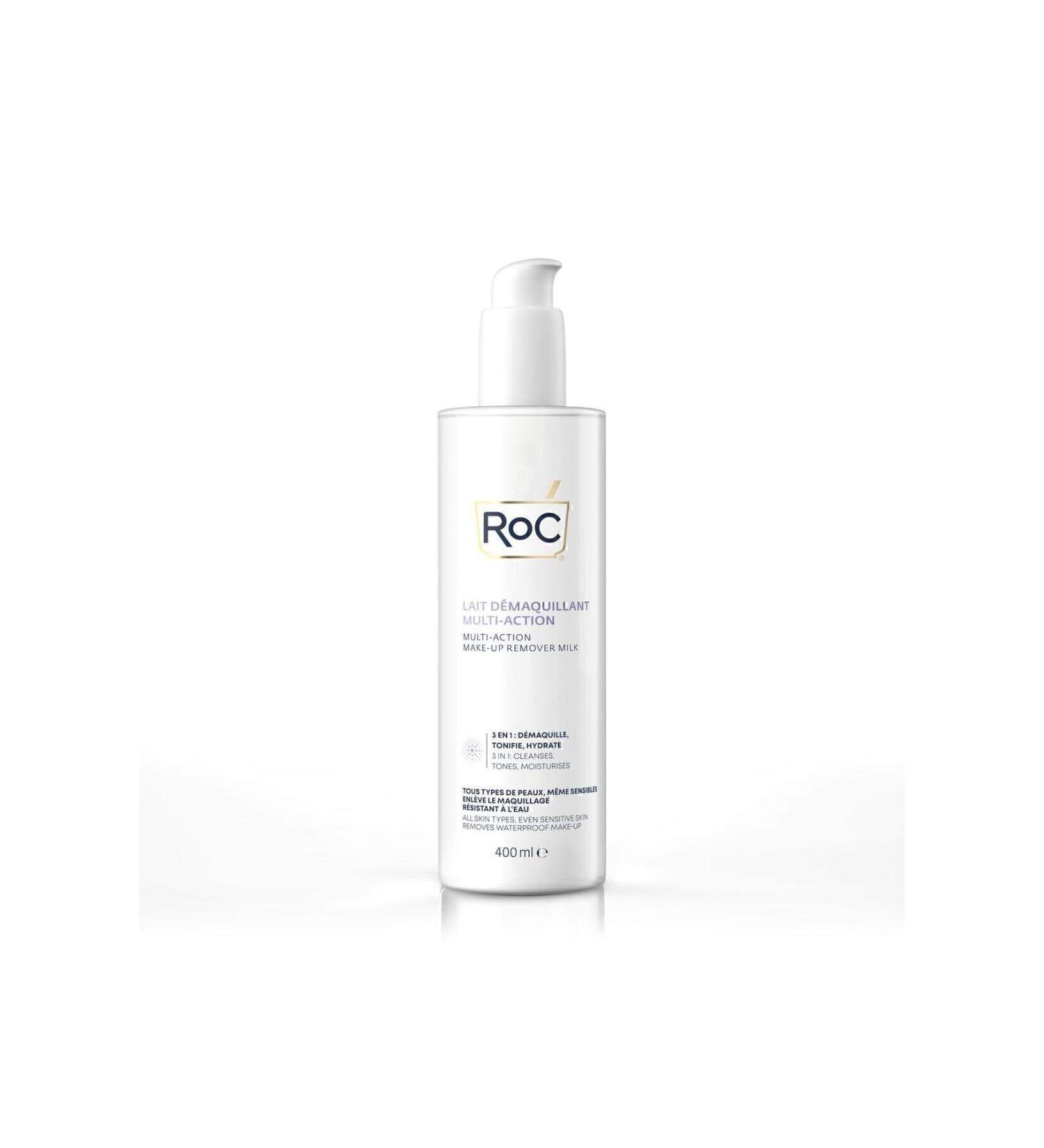Roc 3in1 Make-Up Remover Milk 400 ml - Cleansing - Tonic - Moisturizing