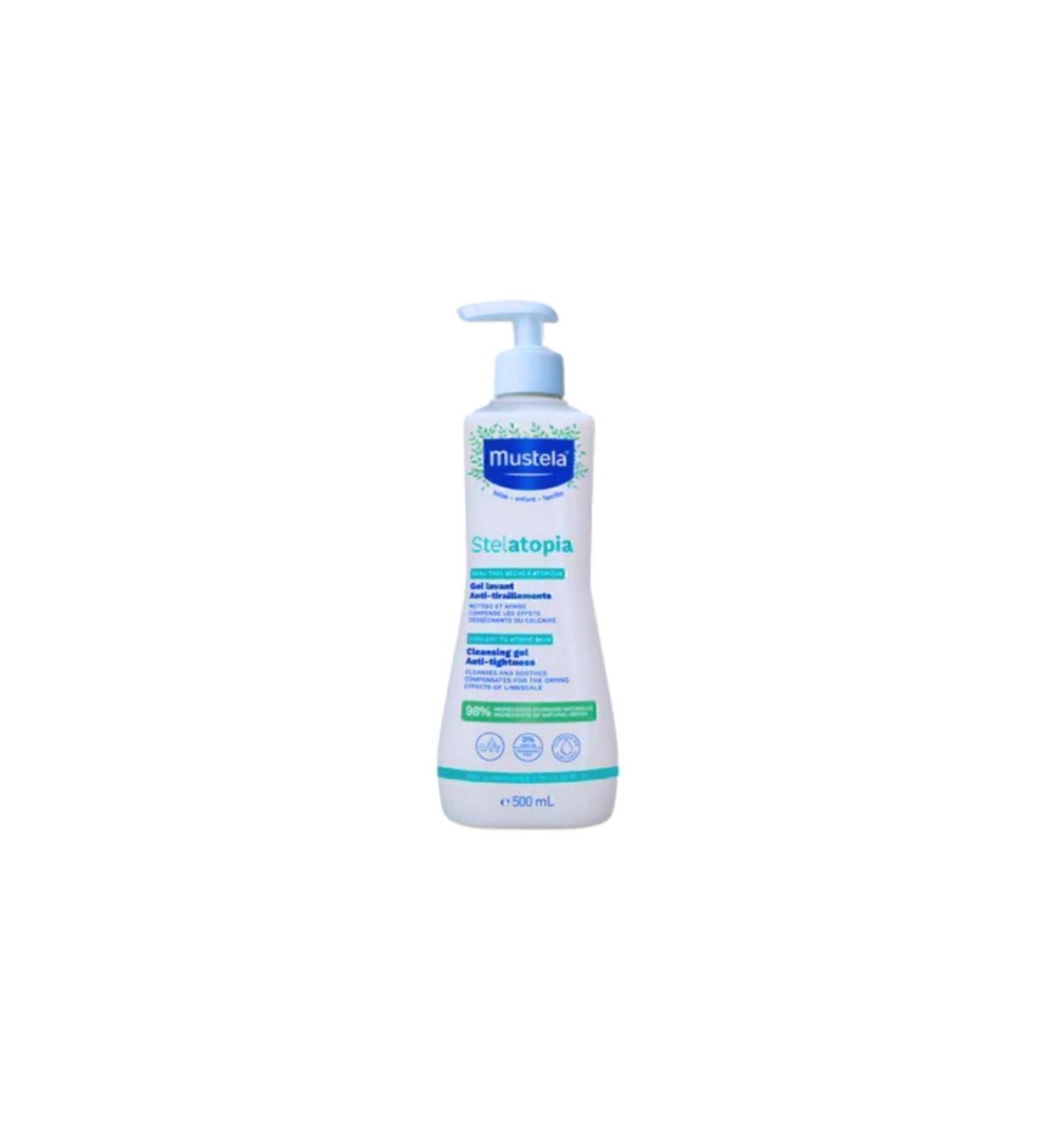 Mustela Stelatopia Cleansing Gel 500 ml - Buy Online on GoSupps.com