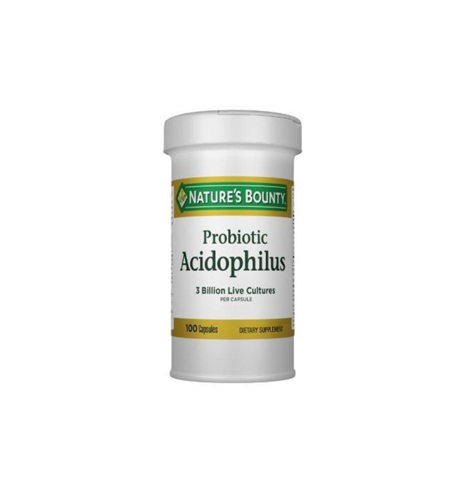 Natures Bounty Probiotic Acidophilus 100 Capsules