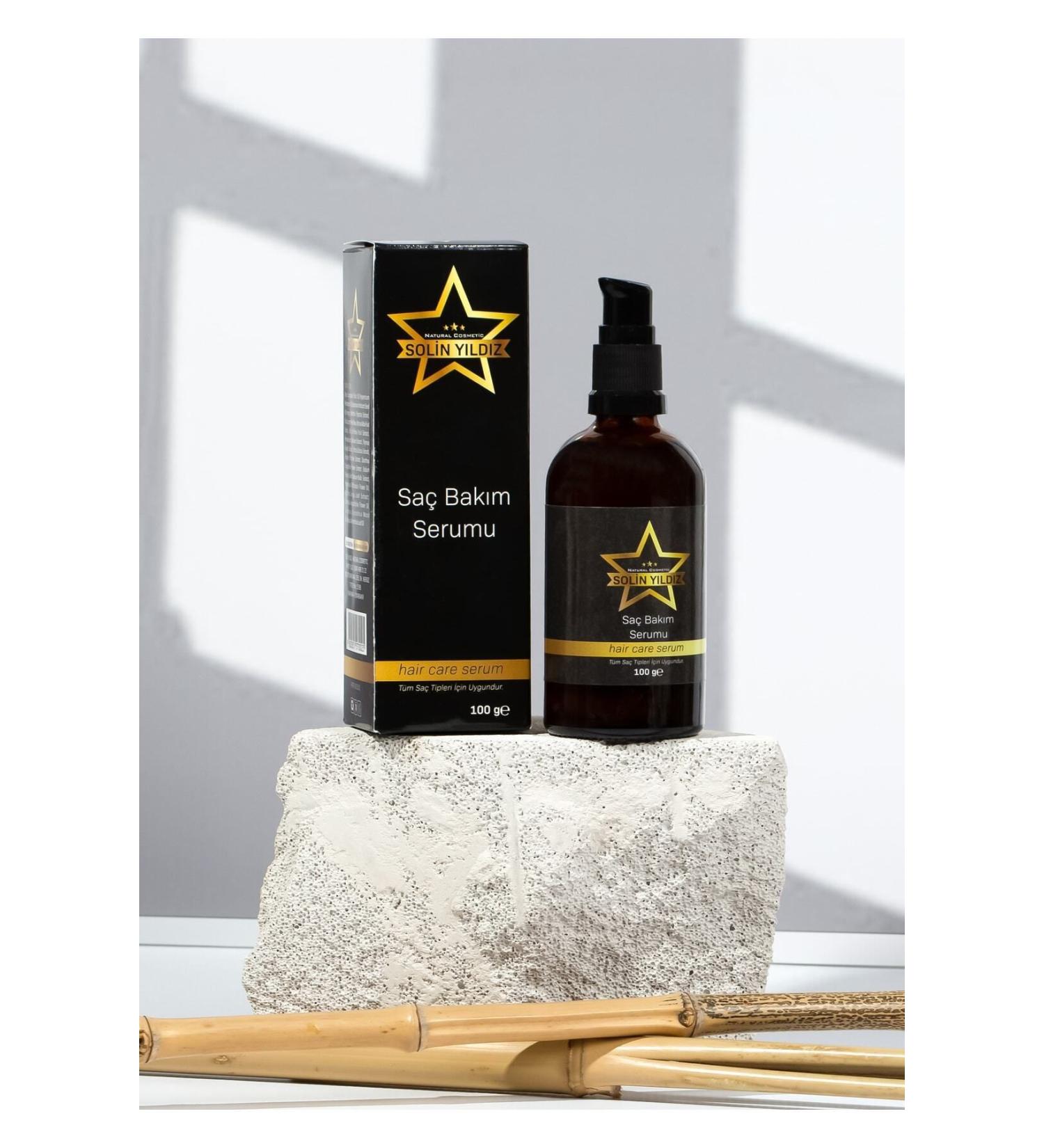 Solin Y ld z Natural Cosmetic For Extremely Damaged and Falling Hair Hair Care Serum Anti-Dandruff