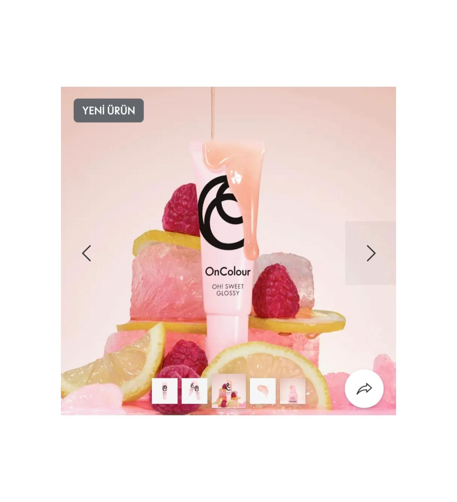 Oriflame OnColour Oh! Sweet Glossy Lip Gloss Pink Lemonade - Buy Online on GoSupps.com