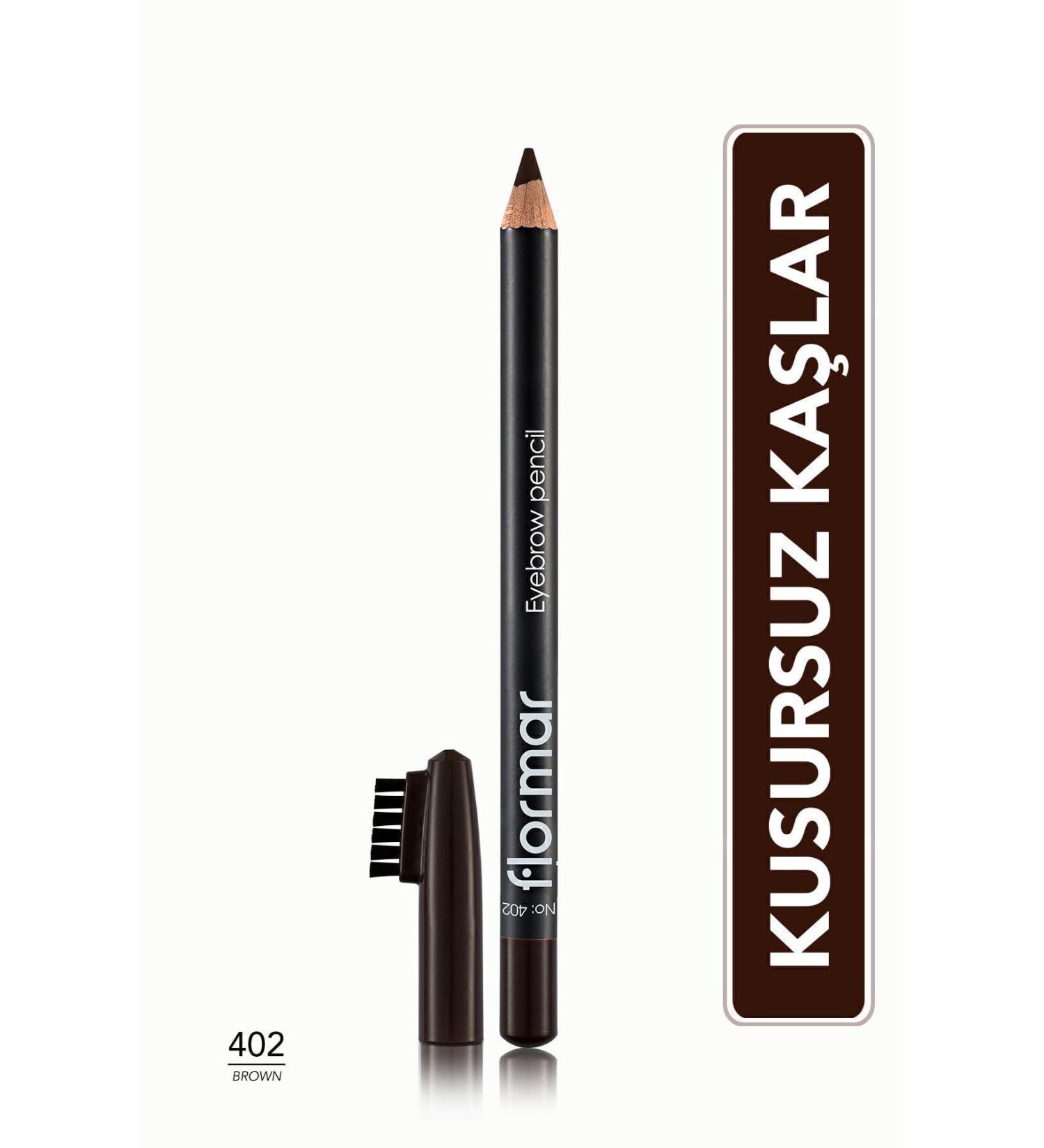 Flormar Eyebrow Pencil Pearlescent Brown Eyebrow Pencil 402 8690604109425 - Buy Online on GoSupps.com