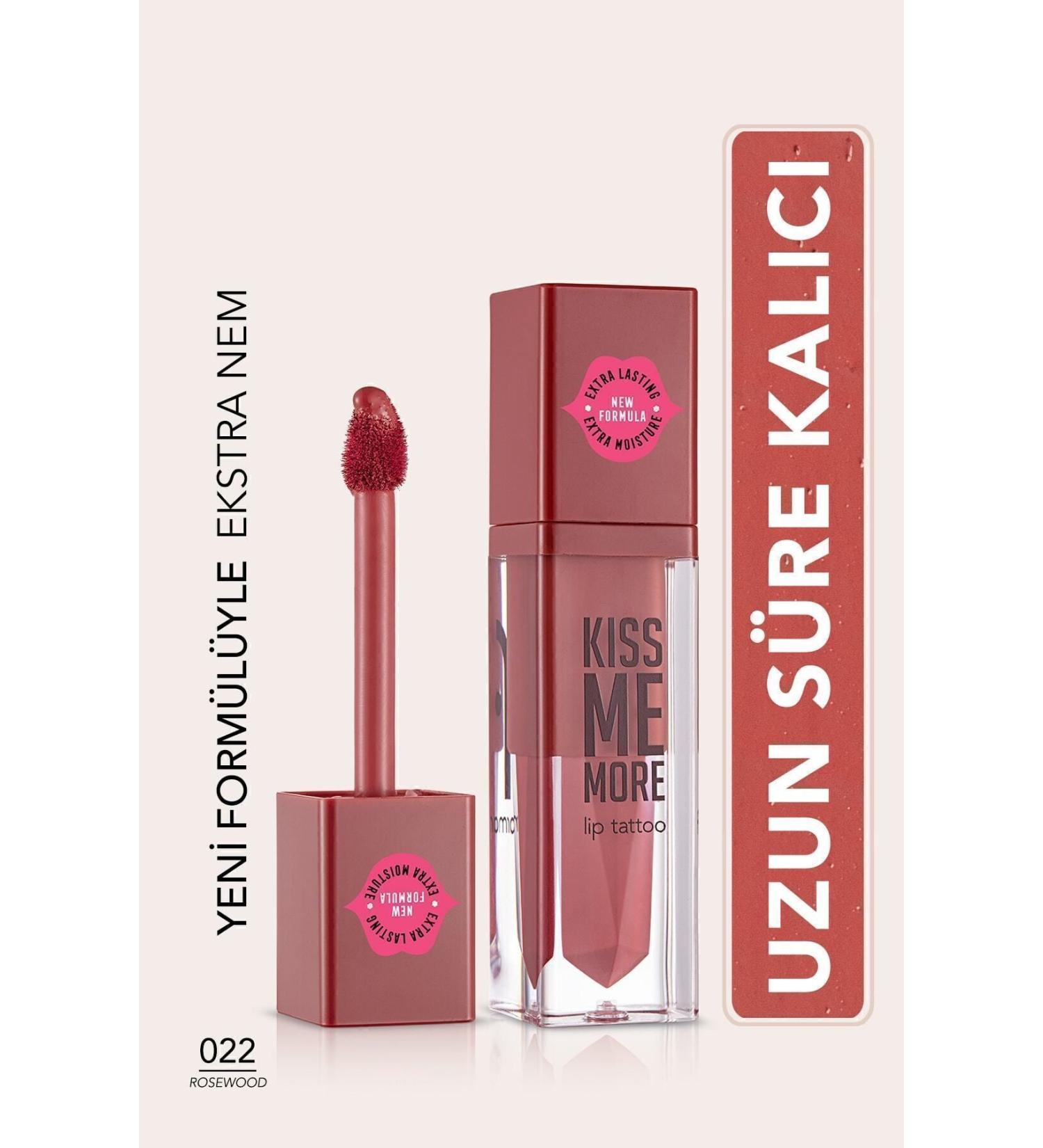 Flormar Long Lasting Matte Lipstick - Kiss Me More-022 Rosewood-8682536040891 - Buy Online on GoSupps.com