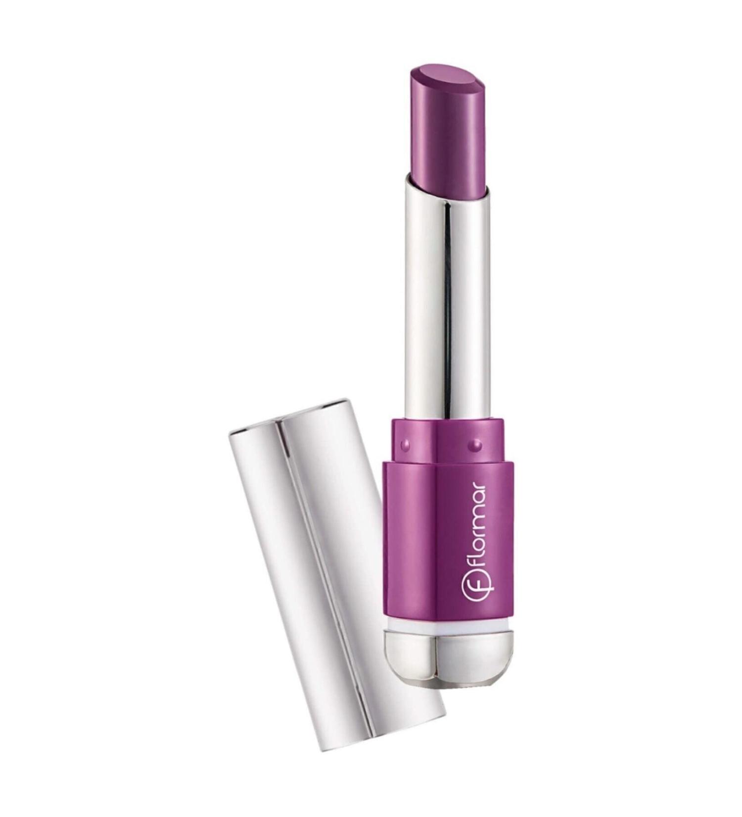 Flormar Satin Textured Stick Lipstick (Violet) - Prime N Lips Lipstick - 023 Extraordinary Purple - 8690604364541