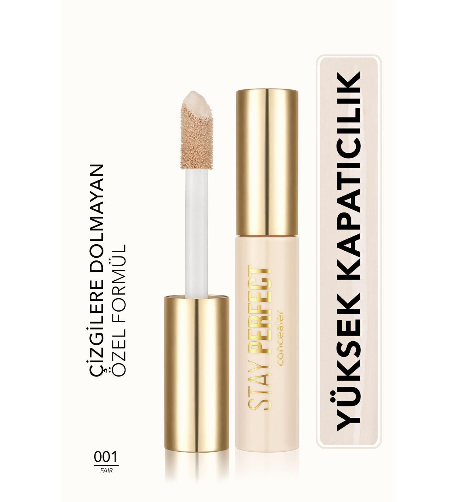 Flormar Natural Finish Concealer (COLD UNDERTONE) - Stay Perfect Concealer - 001 Fair -8682536085441 - Buy Online on GoSupps.com