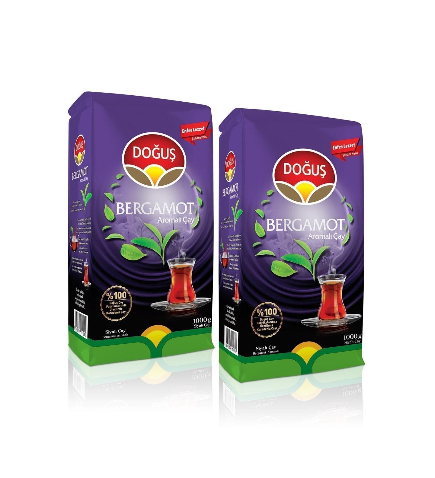 Do u Bergamot Flavored Black Tea 1000 Gr X 2 Pieces