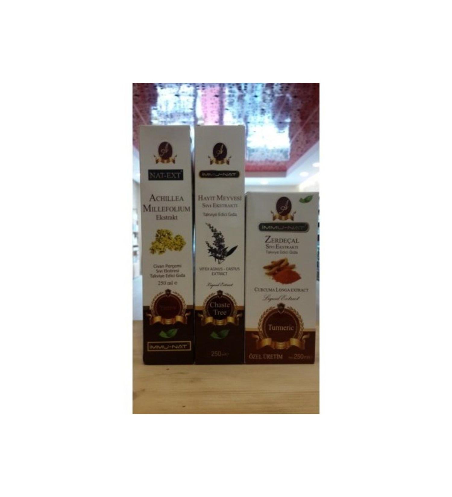 Immu-Nat Immunat Turmeric Chasteberry and Yarrow Liquid Extract