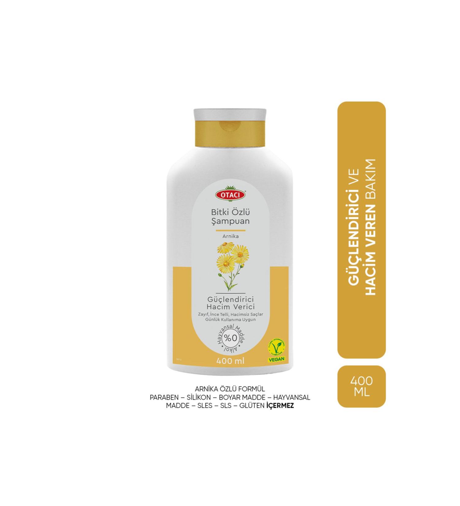 Otac 10 Plant Essence Arnica Strengthening Volumizing Shampoo 400 ml - Buy Online on GoSupps.com