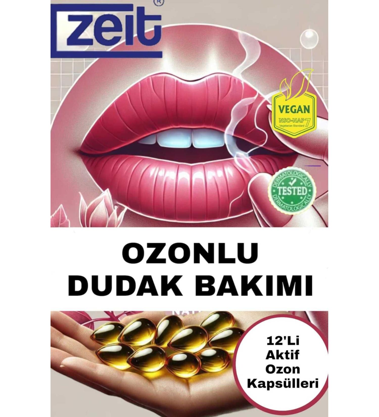 ZEIT OZON Intensive Care Against Lip Cracks and Cold Sores Zeitozon 12 Active Ozone Capsules - Buy Online on GoSupps.com