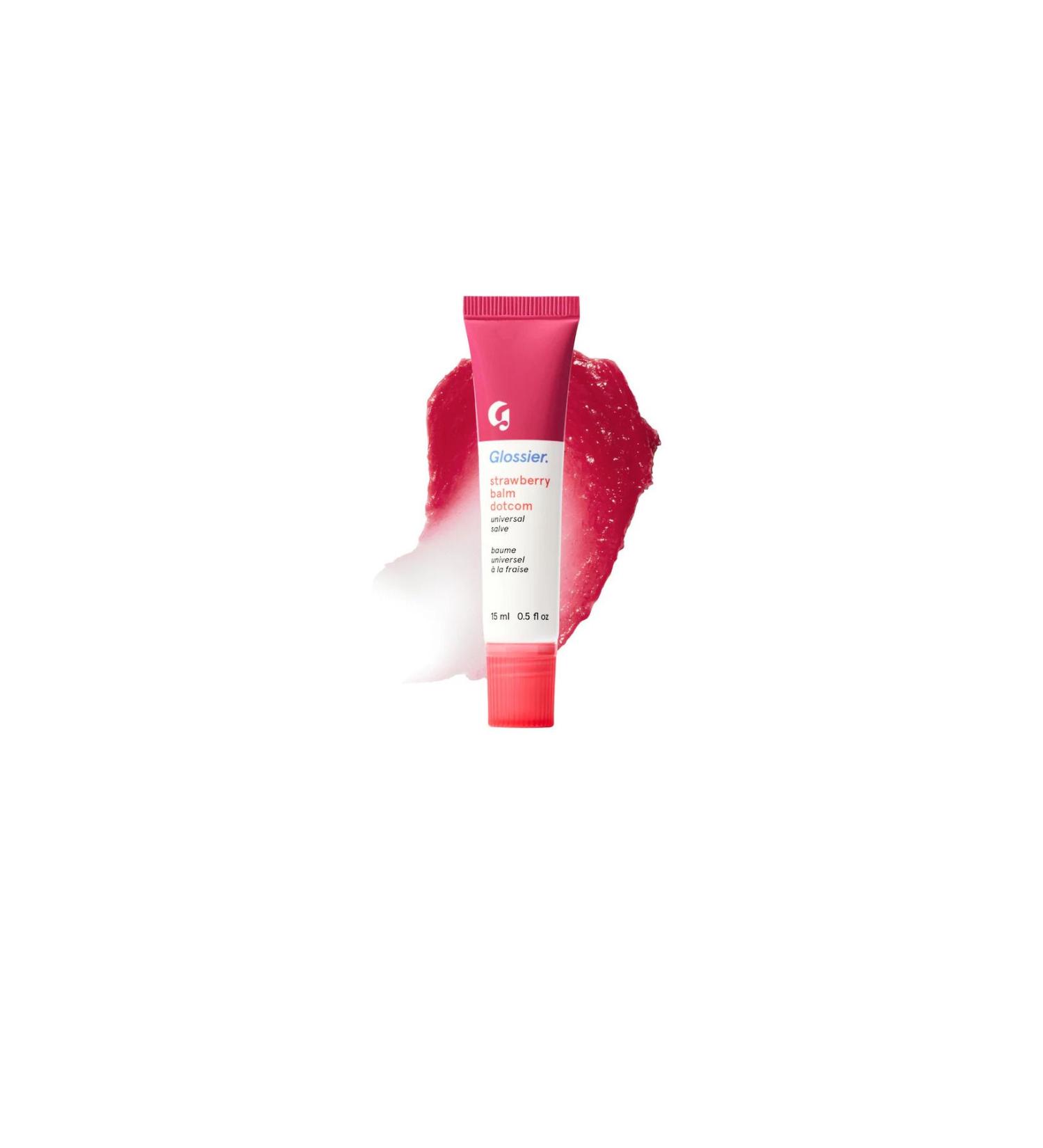 Glossier Balm Dotcom Lip Balm and Skin Salve Strawberry 15 ml - Buy Online on GoSupps.com