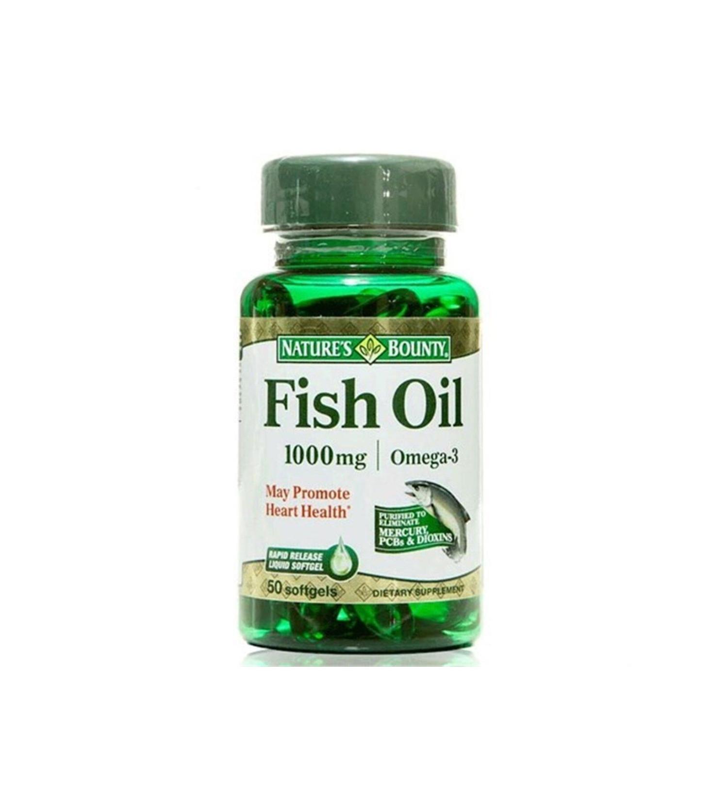 Natures Bounty Nb Fish Oil 1000 mg 50 Capsules