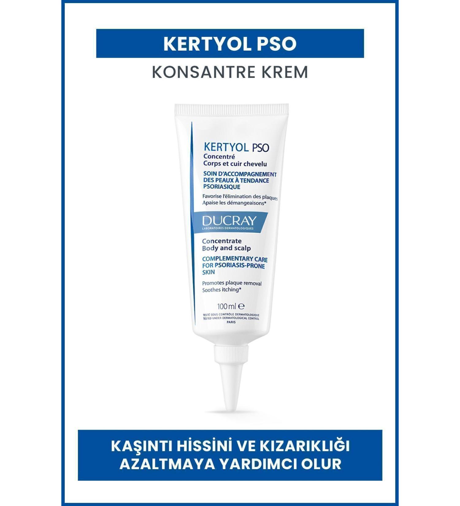 Ducray Kertyol Pso Concentrate Cream for Hair and Body Skin 100 ml - Buy Online on GoSupps.com