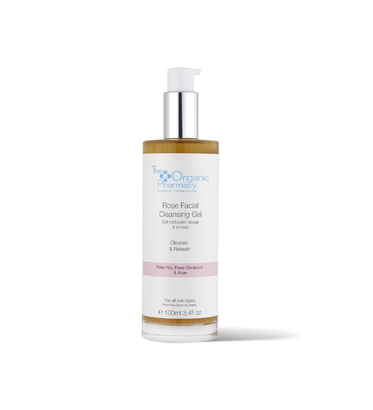 The Organic Pharmacy Rose Facial Cleansing Gel 100 ml 5060063490656