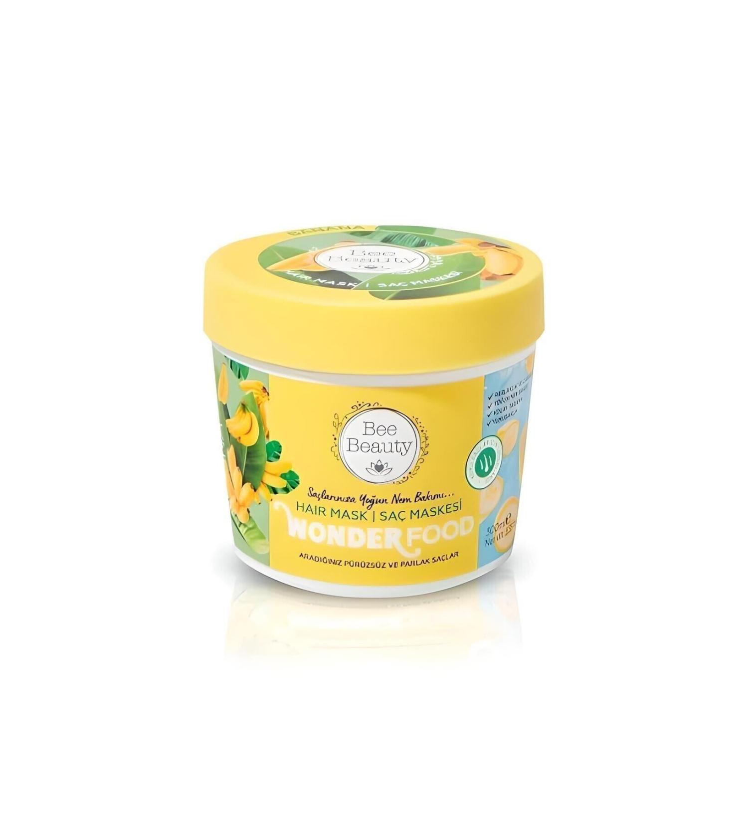 Bee Beauty Wonder Food Banana Crush Anti-Friction Hair Mask 300 ml