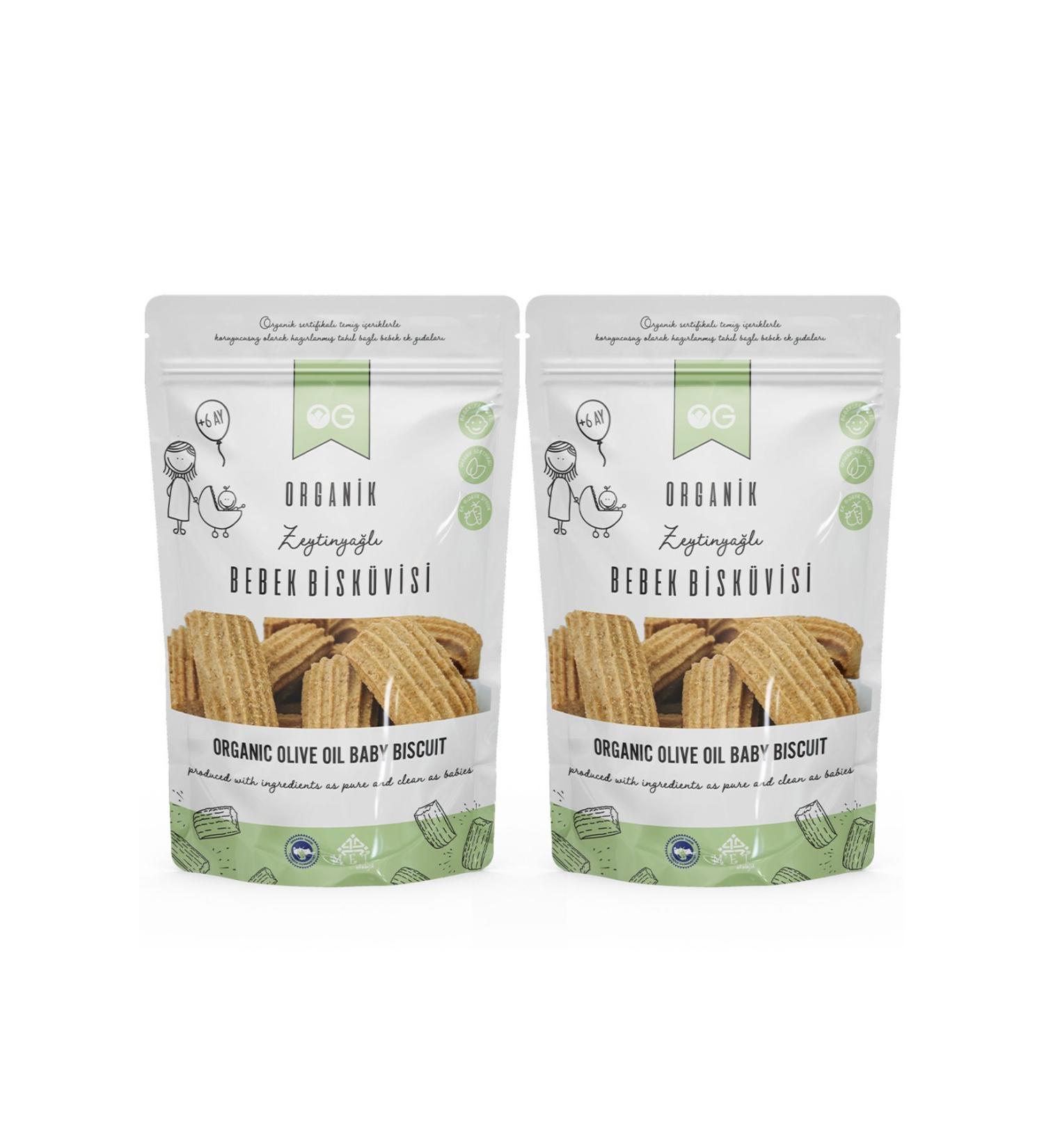 OG natural 2-pack Organic Baby Biscuits 2x300 gr 6 Months - Buy Online on GoSupps.com