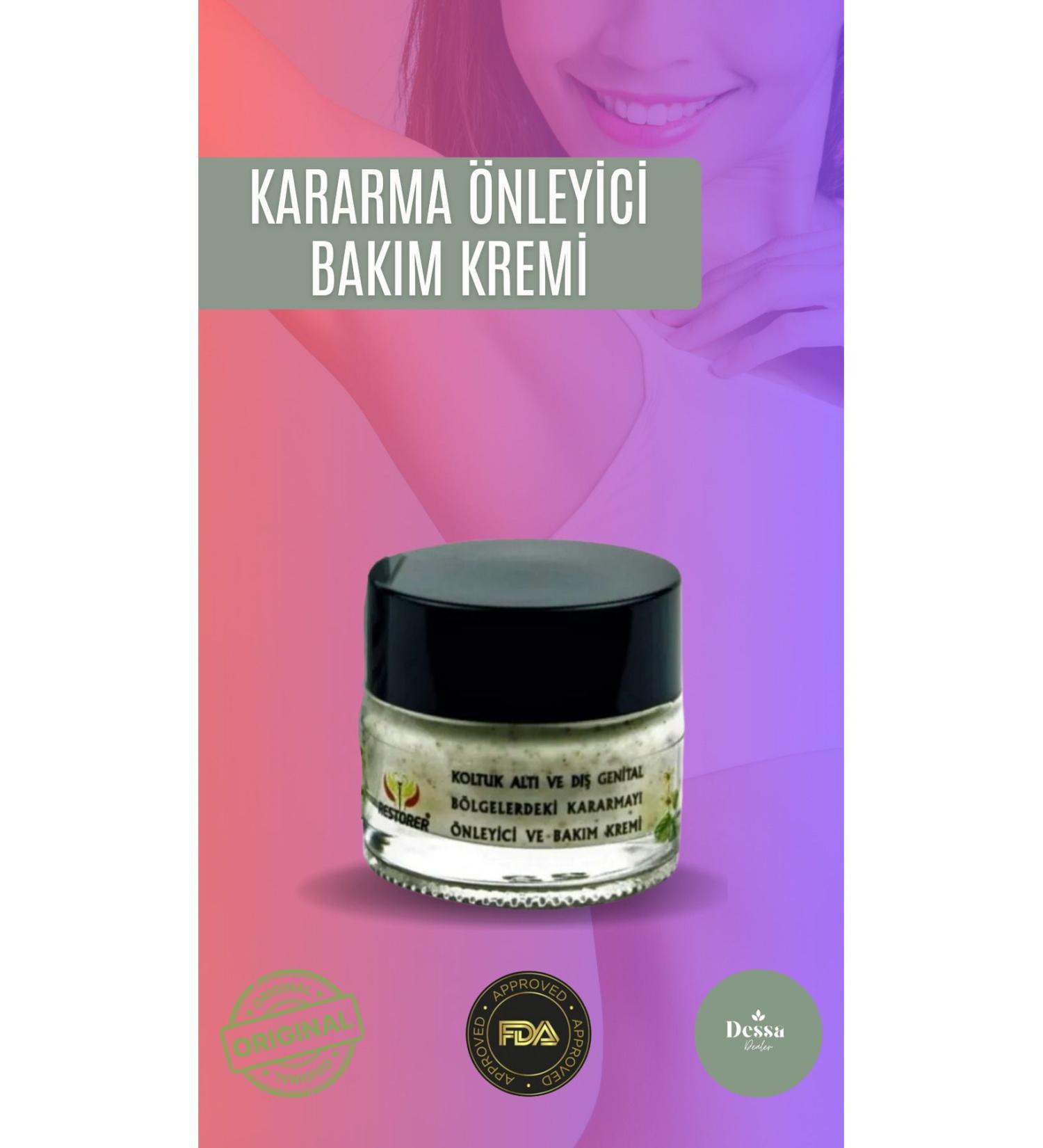 restorer Underarm and External Genital Area Darkening Preventive Cream (with Witch Hazel Extract)