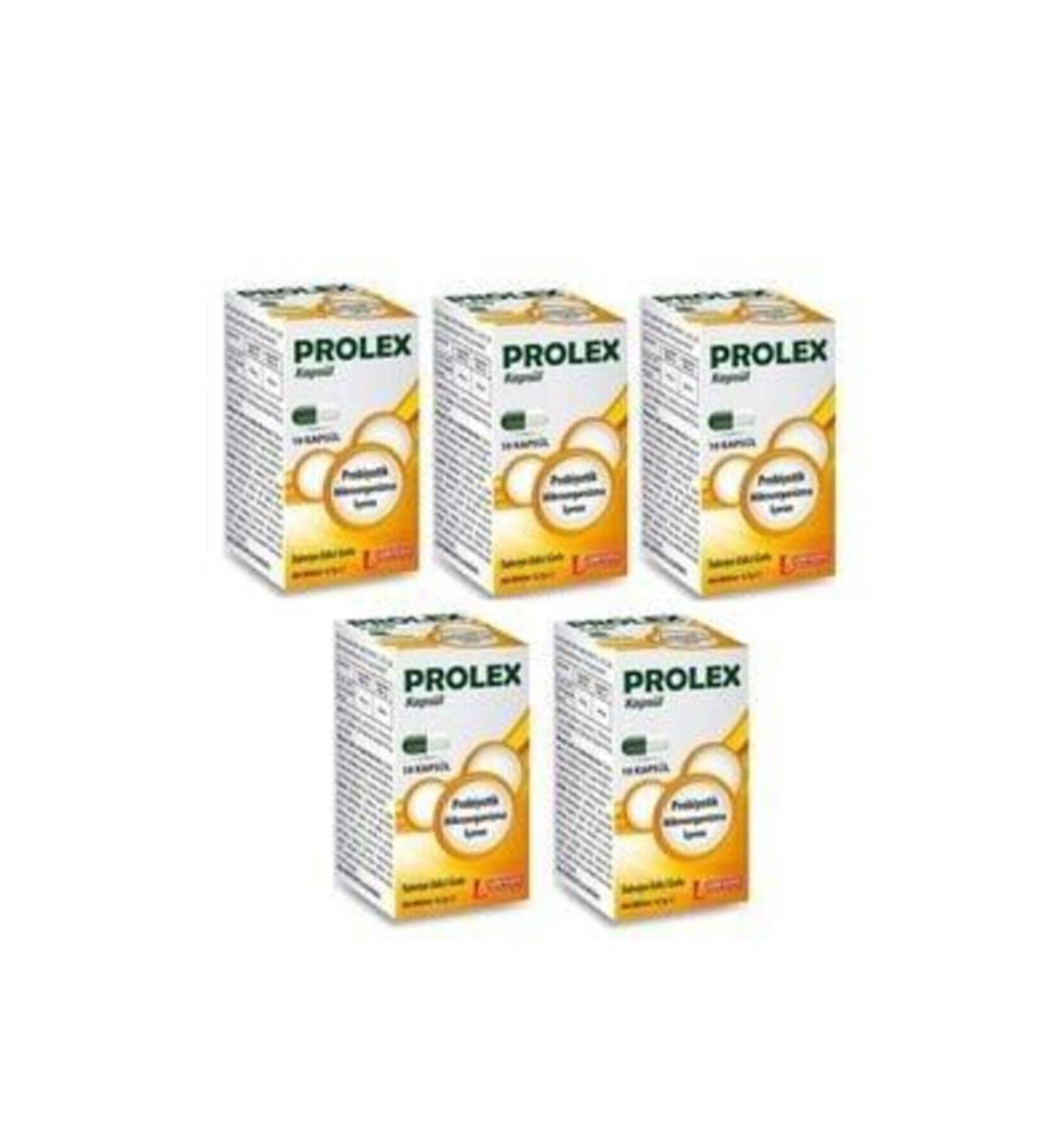 Ledapharma Prolex Probiotic 10 Capsules 5 Pieces