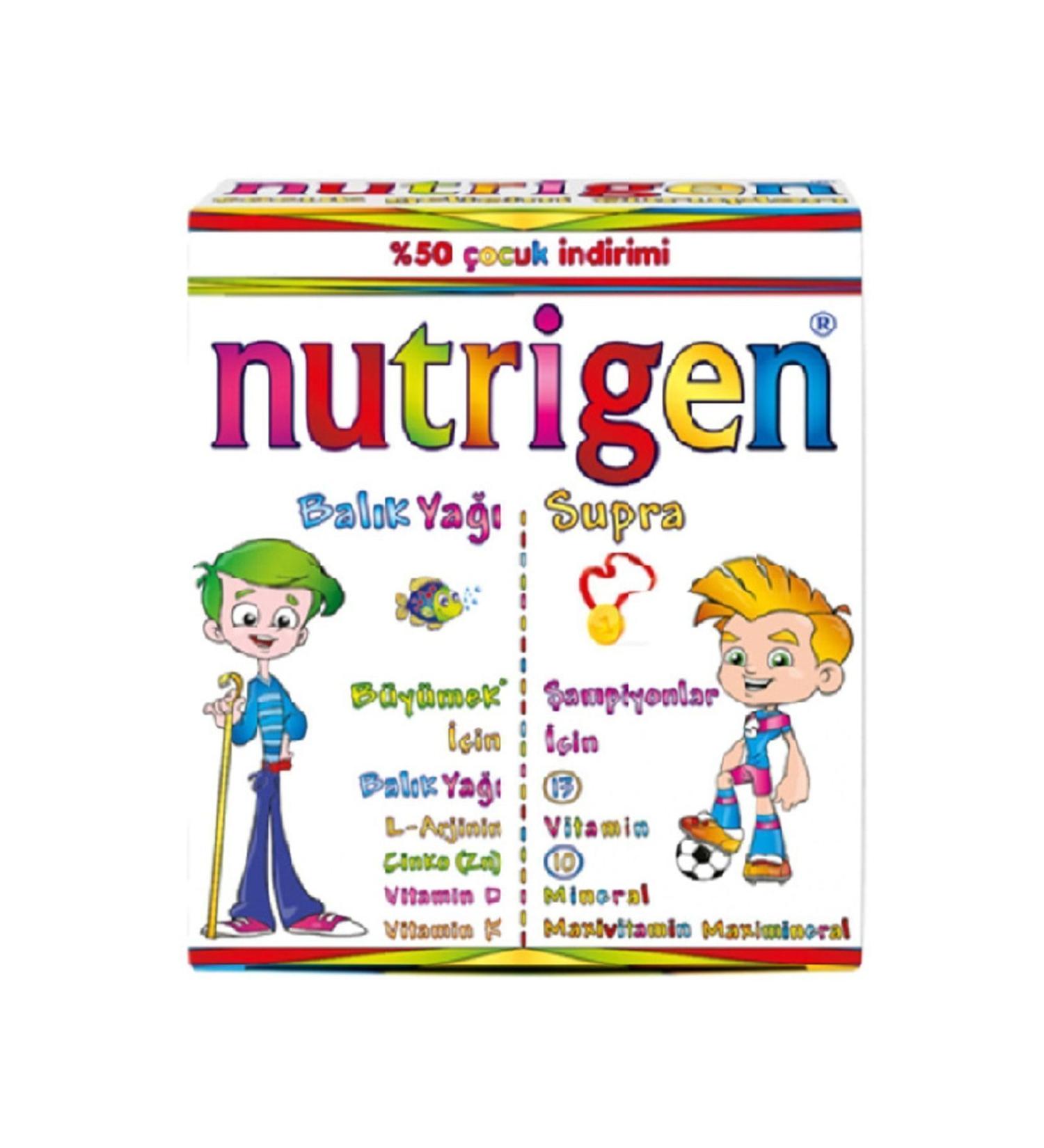 Nutrigen Fish Oil 200ml + Supra Syrup 200ml - Buy Online on GoSupps.com