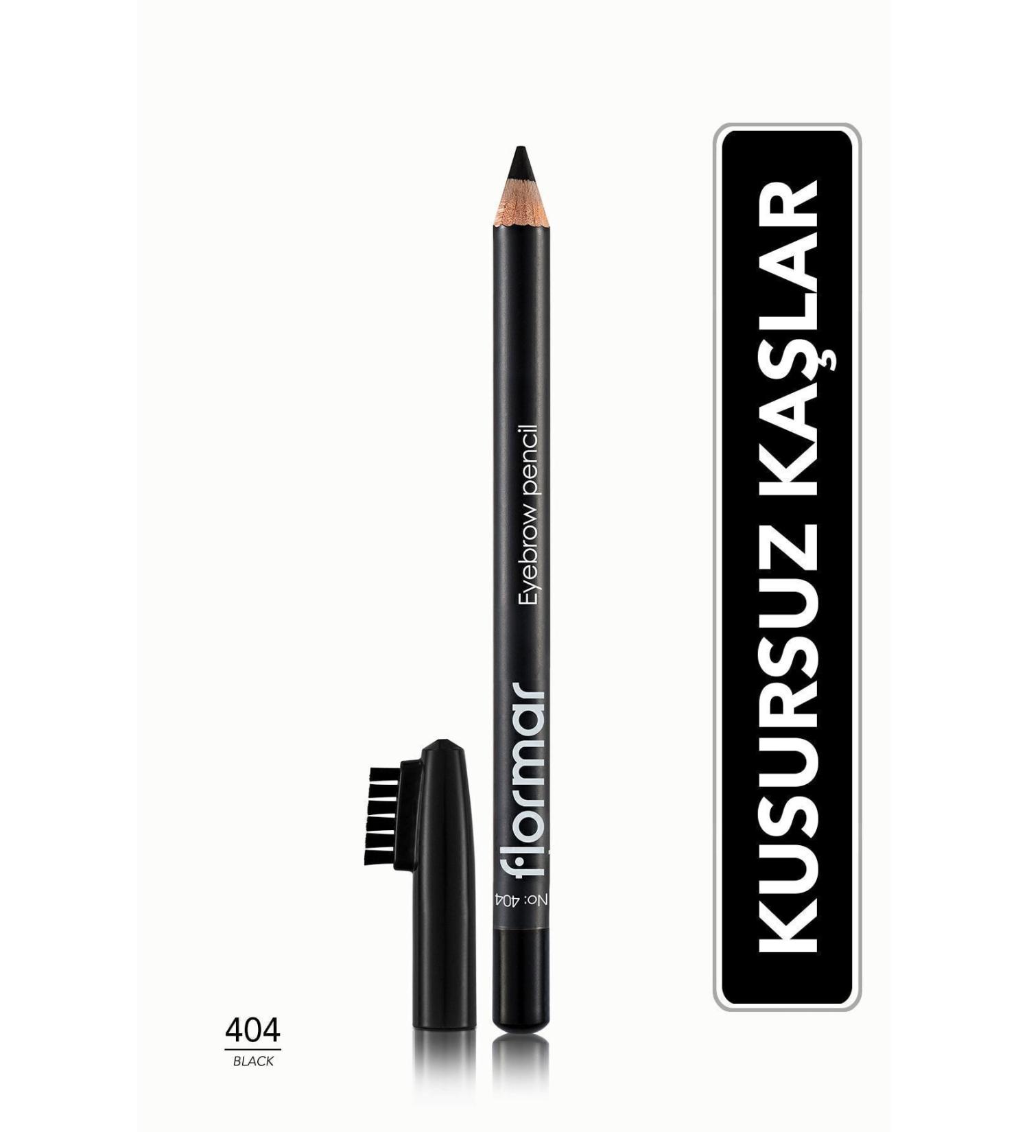 Flormar Eyebrow Mascara and Eyebrow Shadow - Eyebrow Pencil 404 Black 8690604109449 47000046 - Buy Online on GoSupps.com