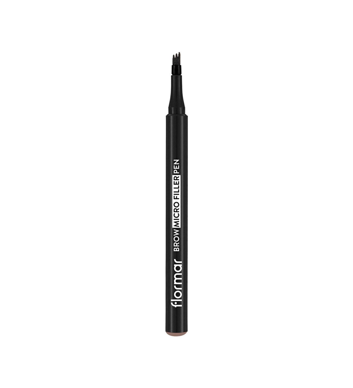 Flormar Eyebrow Mascara and Eyebrow Shadow - Brow Micro Filler Pen 001 Light Brown 47000097-001 - Buy Online on GoSupps.com