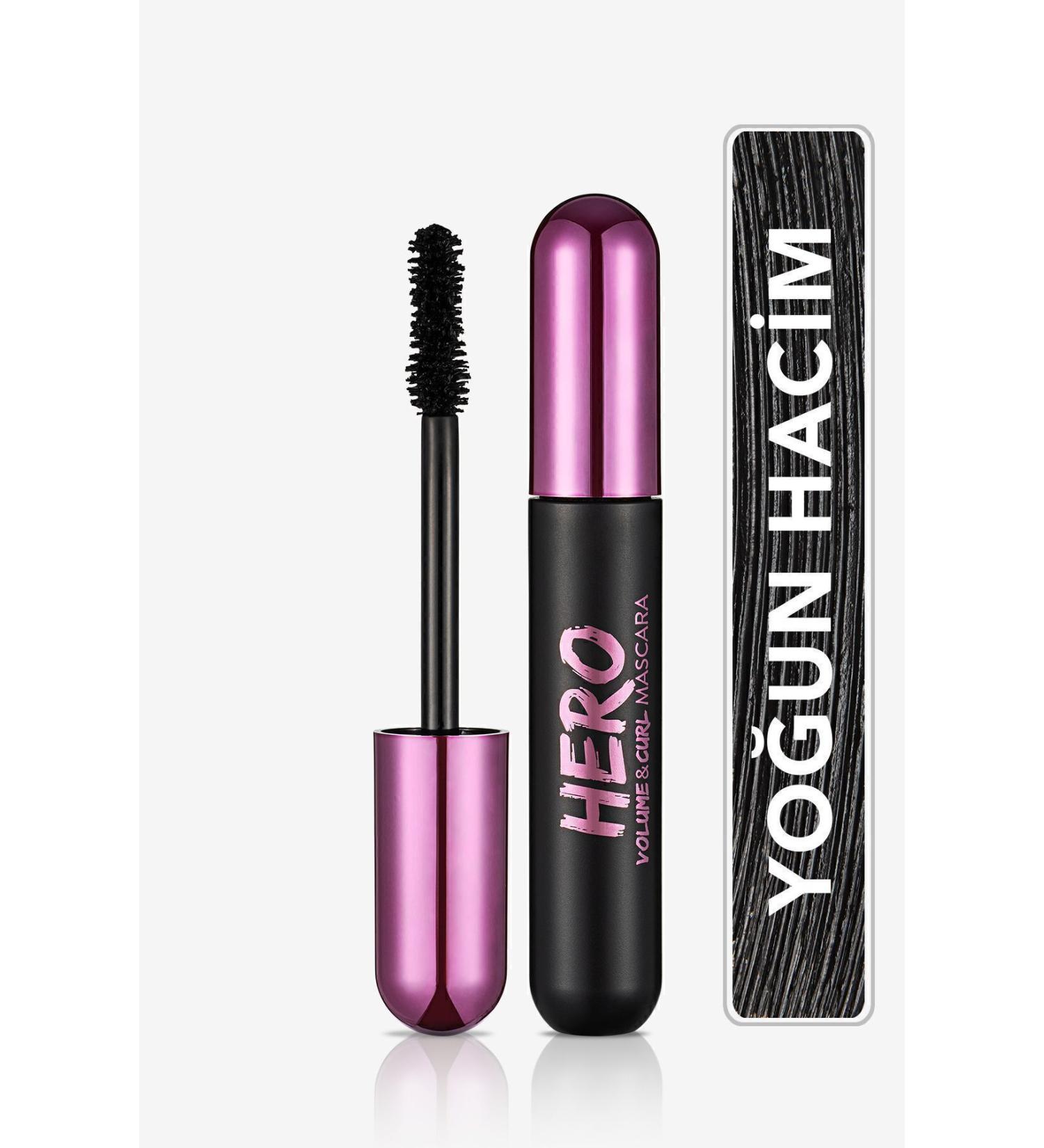Flormar Curl and Volume Mascara (BLACK) - Hero Volume & Curl Mascara - 000 - 8682536022804 - Buy Online on GoSupps.com
