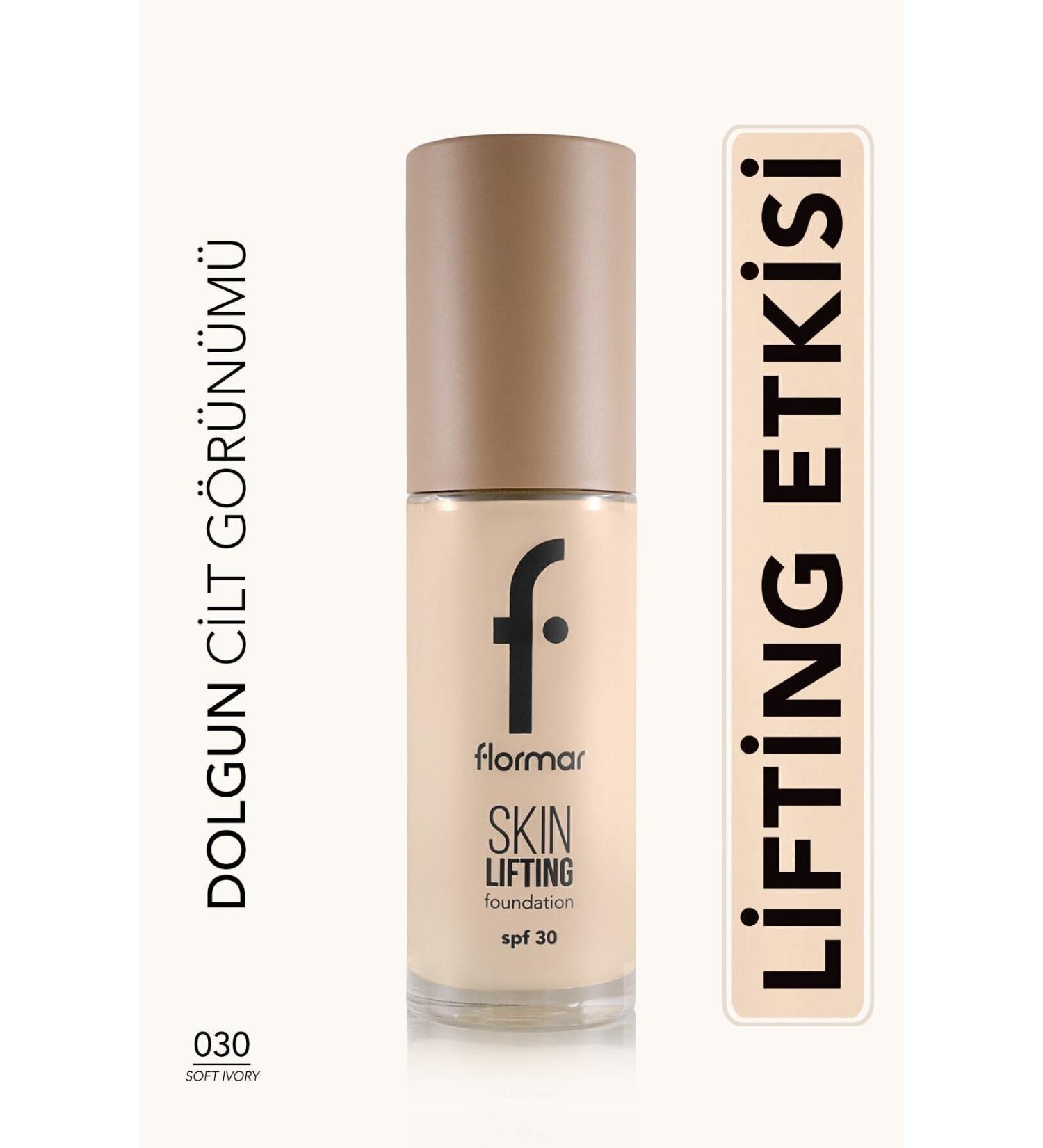 Flormar Spf30 Firming Foundation (WARM UNDERTONE) - Skin Lifting Foundation - 030 Soft Ivory - 8682536059572 - Buy Online on GoSupps.com