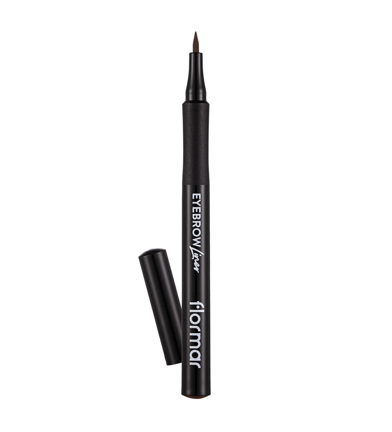 Flormar Waterproof Liquid Eyebrow Pencil - Eyebrow Liner - 002 Light Brown - 8690604620401