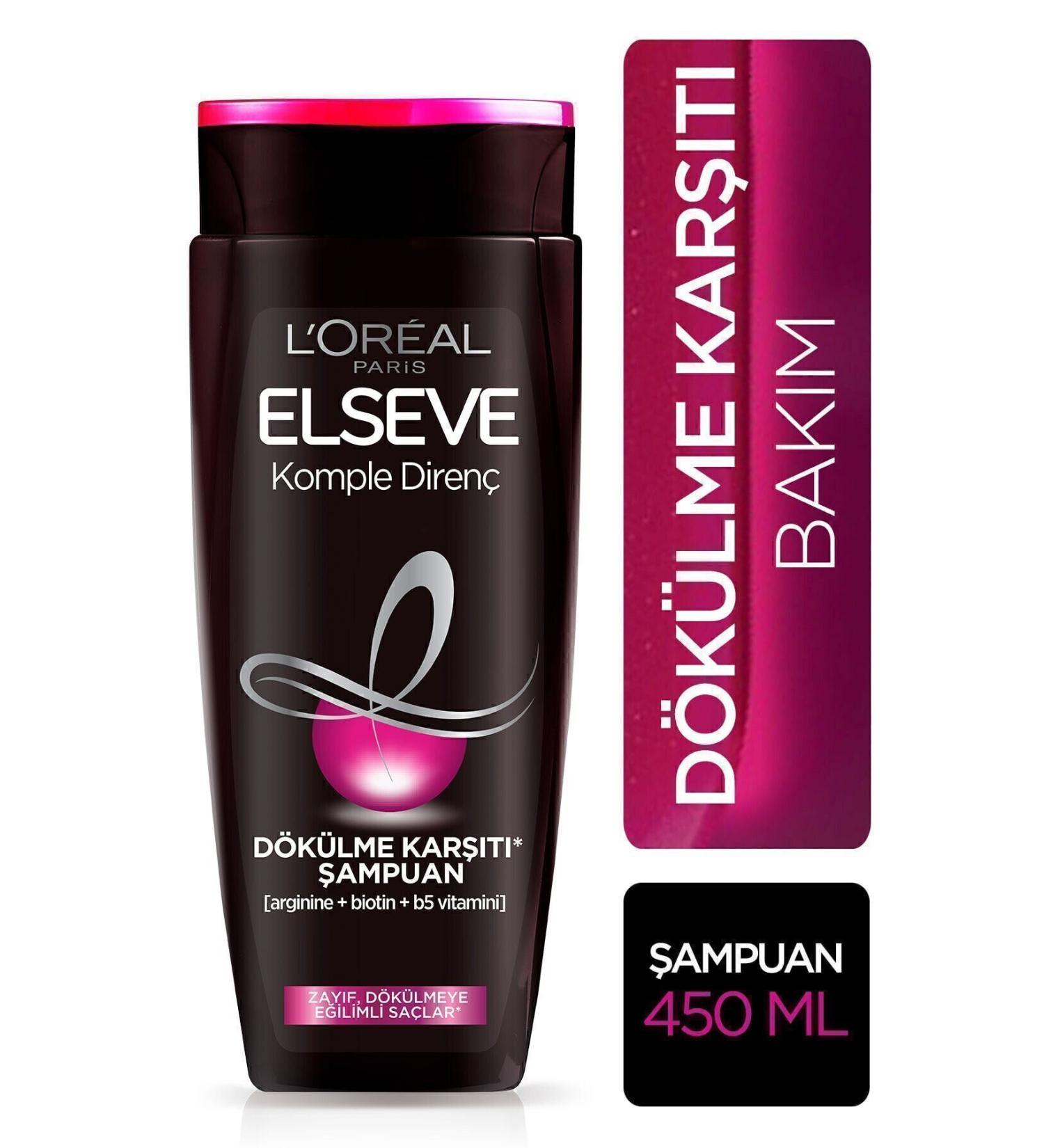 Elseve L'or al Paris Complete Resistance Anti-Hair Loss Shampoo 450 ml - Buy Online on GoSupps.com