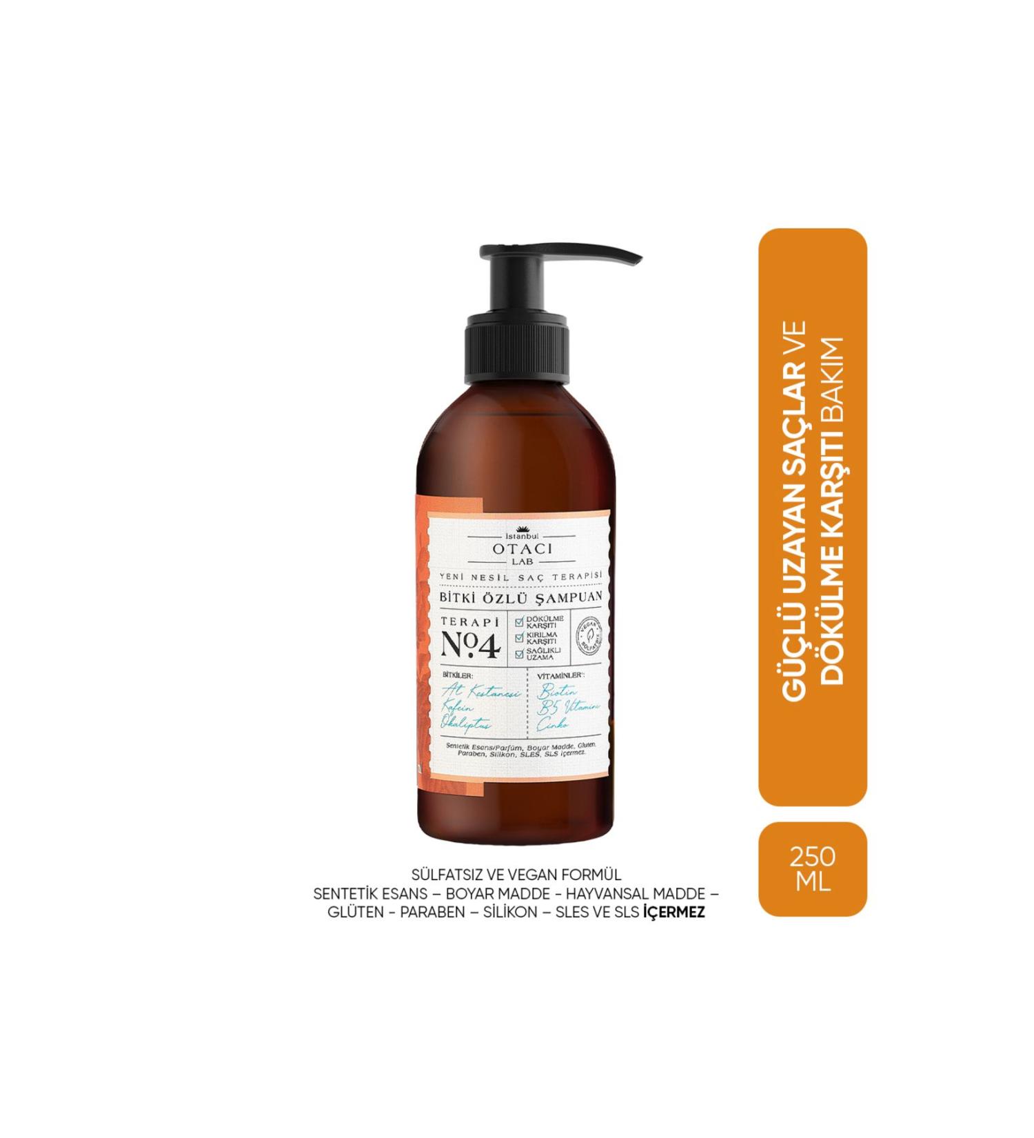 Otac Lab New Generation Hair Therapy Herbal Essence Shampoo Therapy No:4 - Buy Online on GoSupps.com