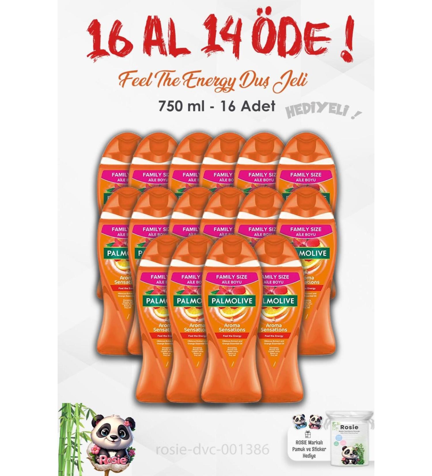 Palmolive BUY 16 PAY 14 Shower Gel Feel The Energy 750 ml and ROSIE - Buy Online on GoSupps.com