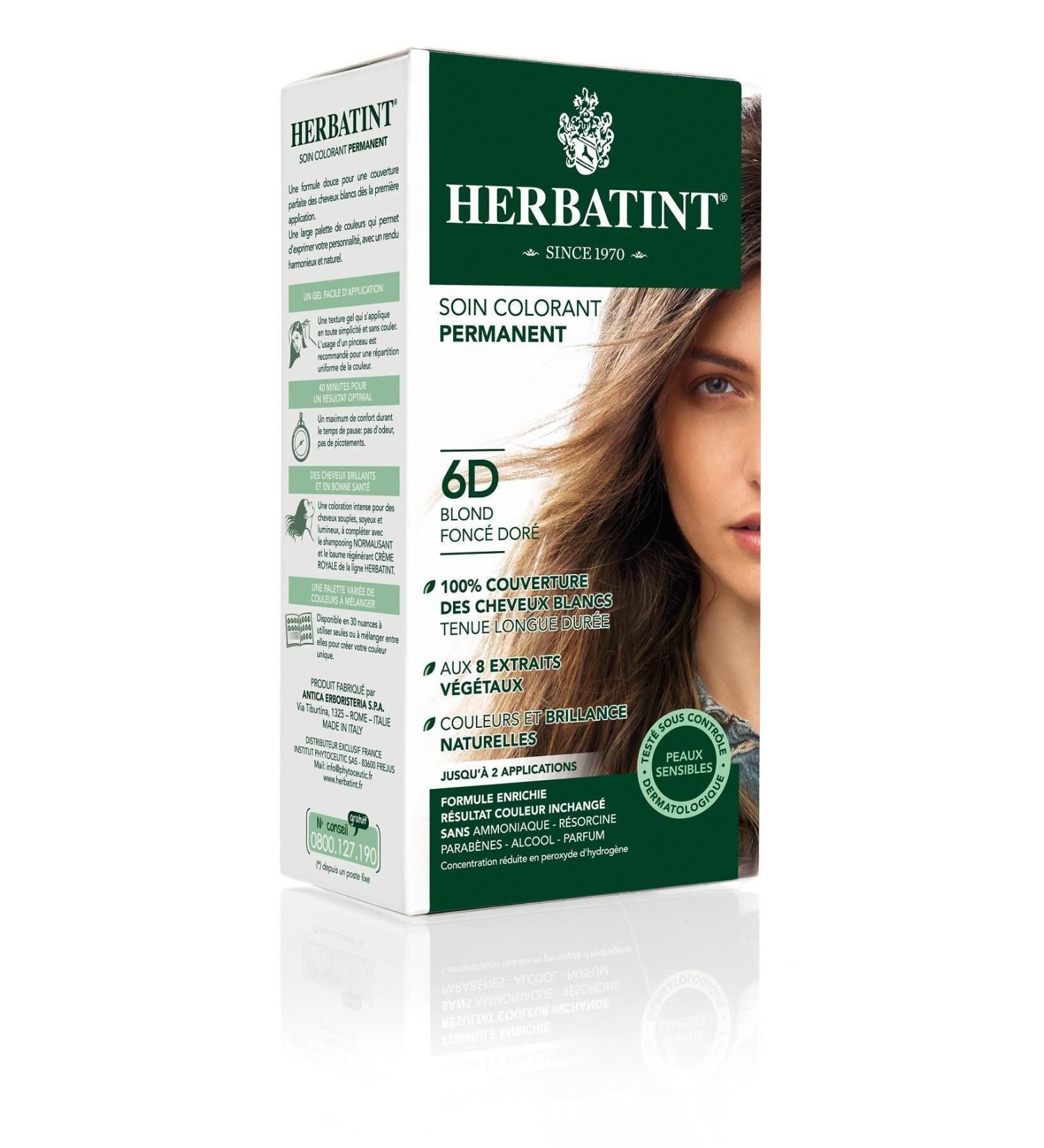 Herbatint Hair Dye 6d Blond Fonce Dore