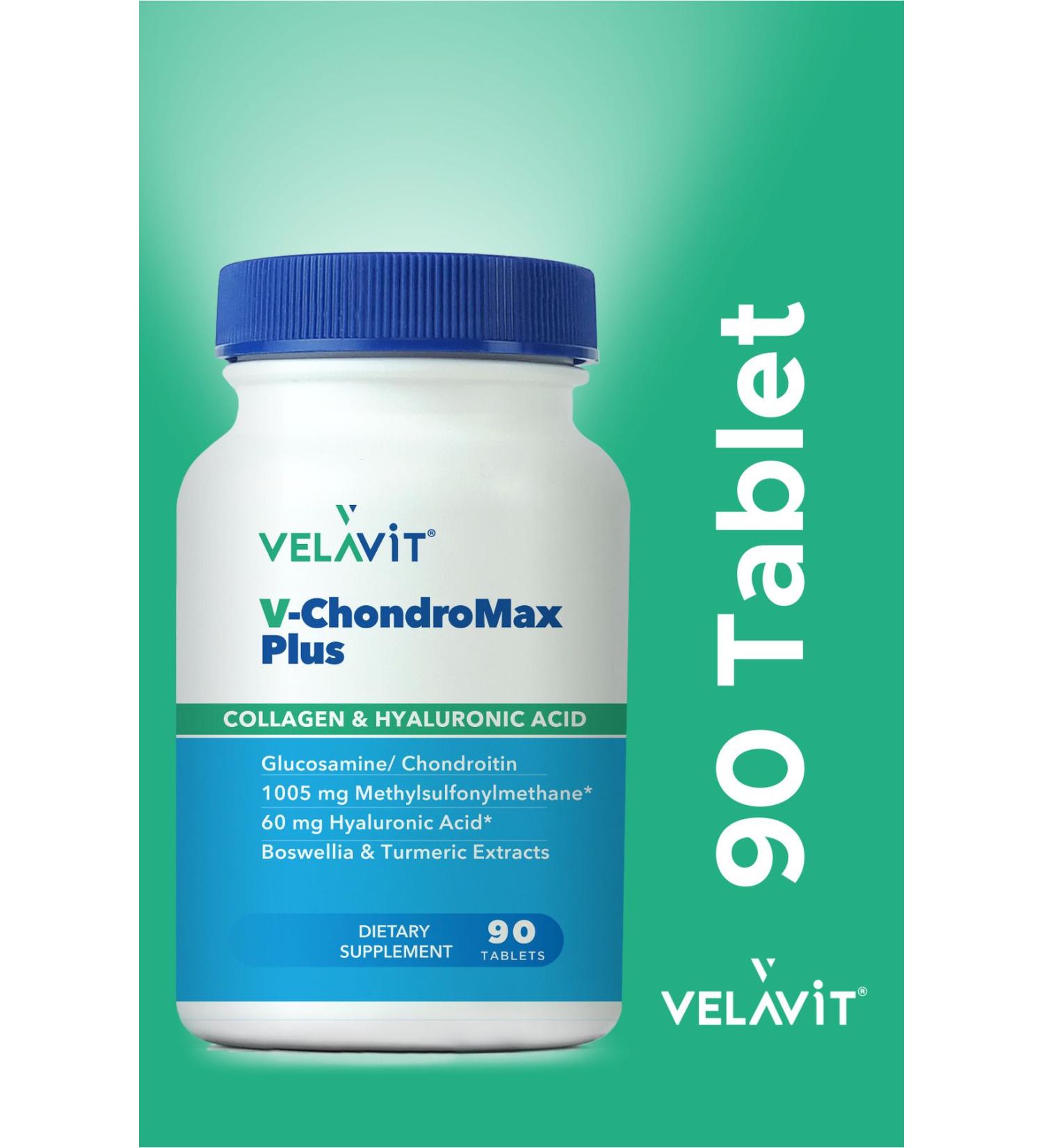 Velavit V-ChondroMax Plus Food Supplement 90 Tablets - Buy Online on GoSupps.com