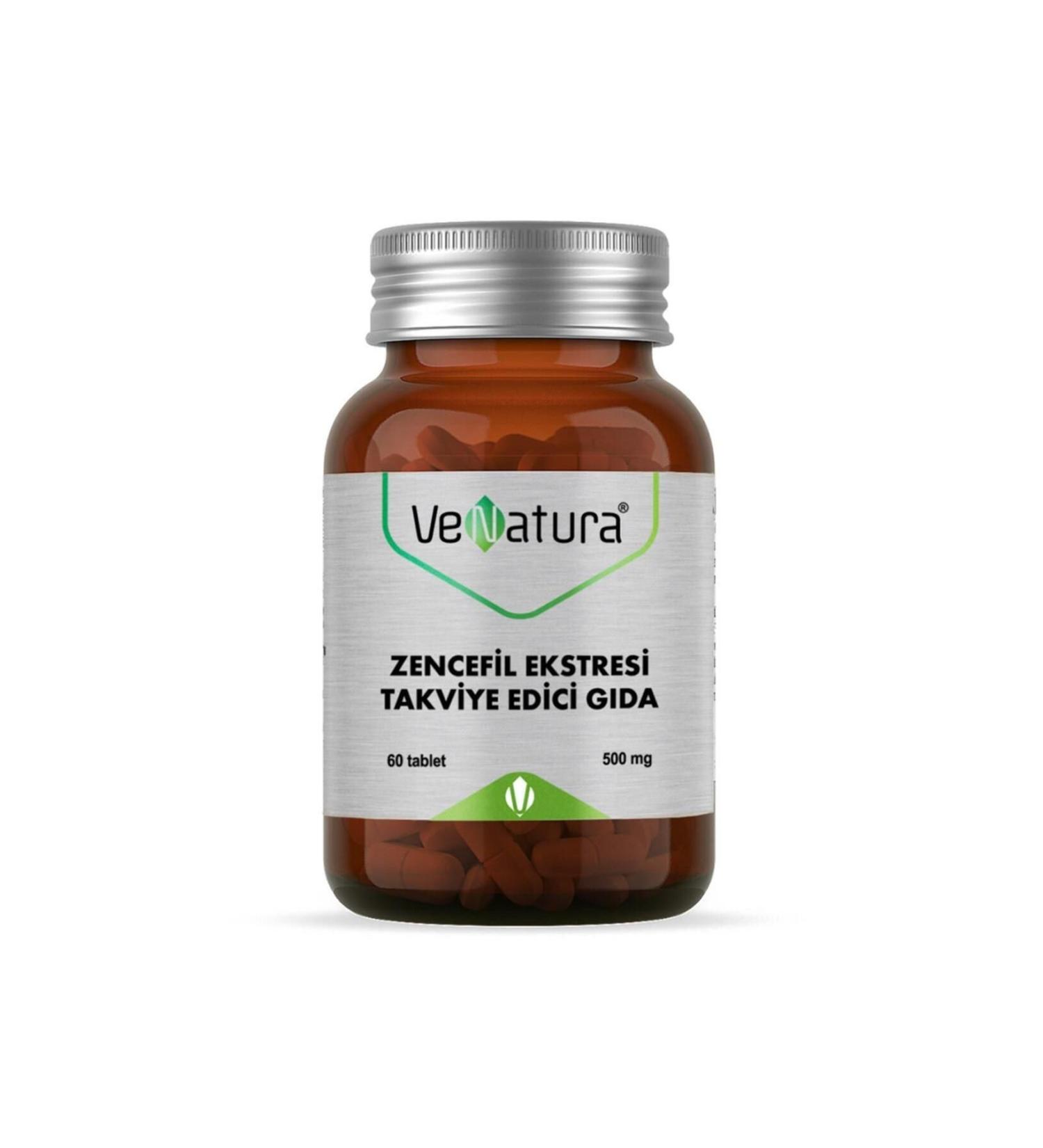 Venatura Ginger Extract Food Supplement 60 Tablets-MFREYON00719