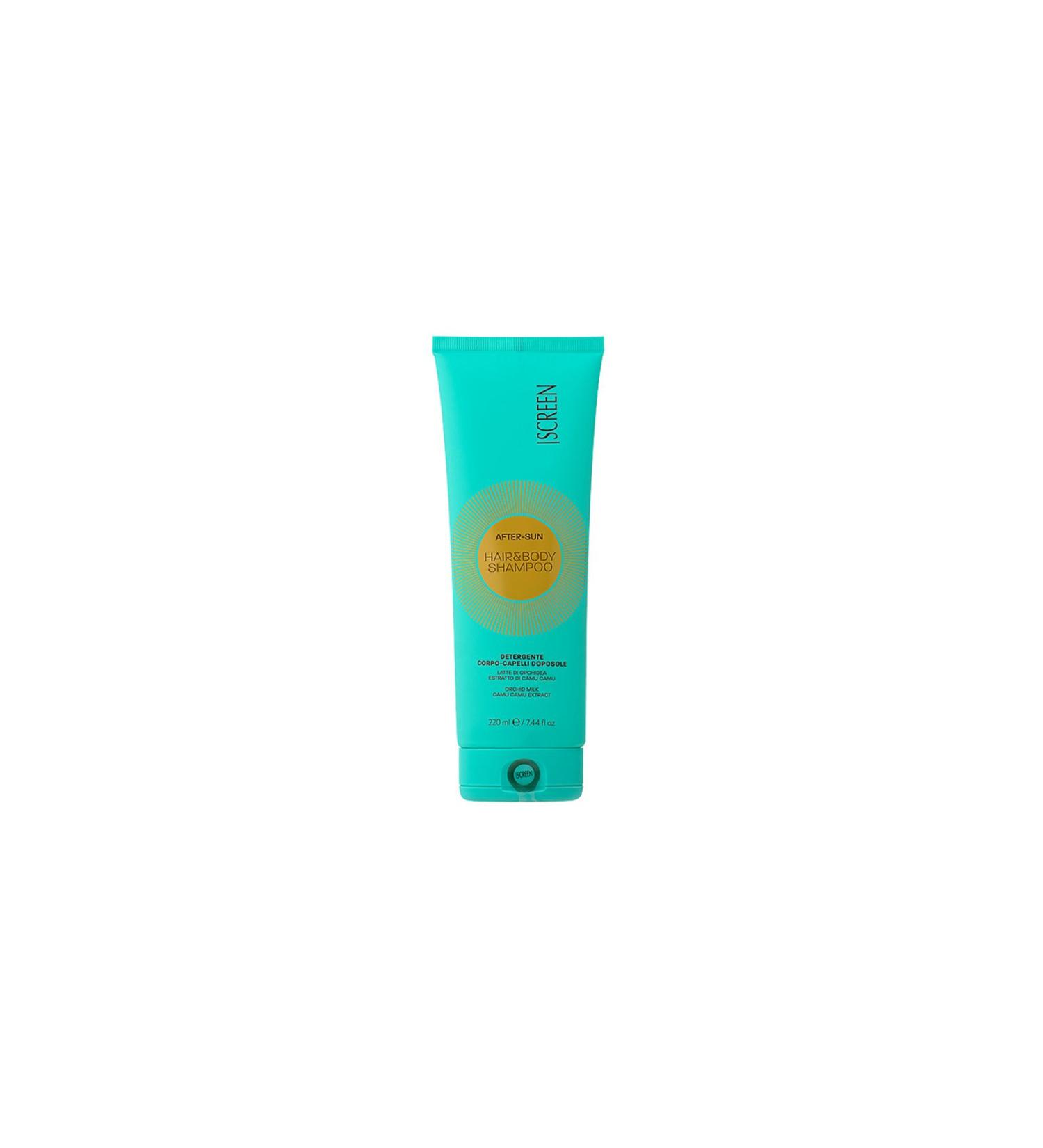 SCREEN Powerful Shampoo with a renewed formula that moisturizes damaged hair after sun exposure | 220ml
