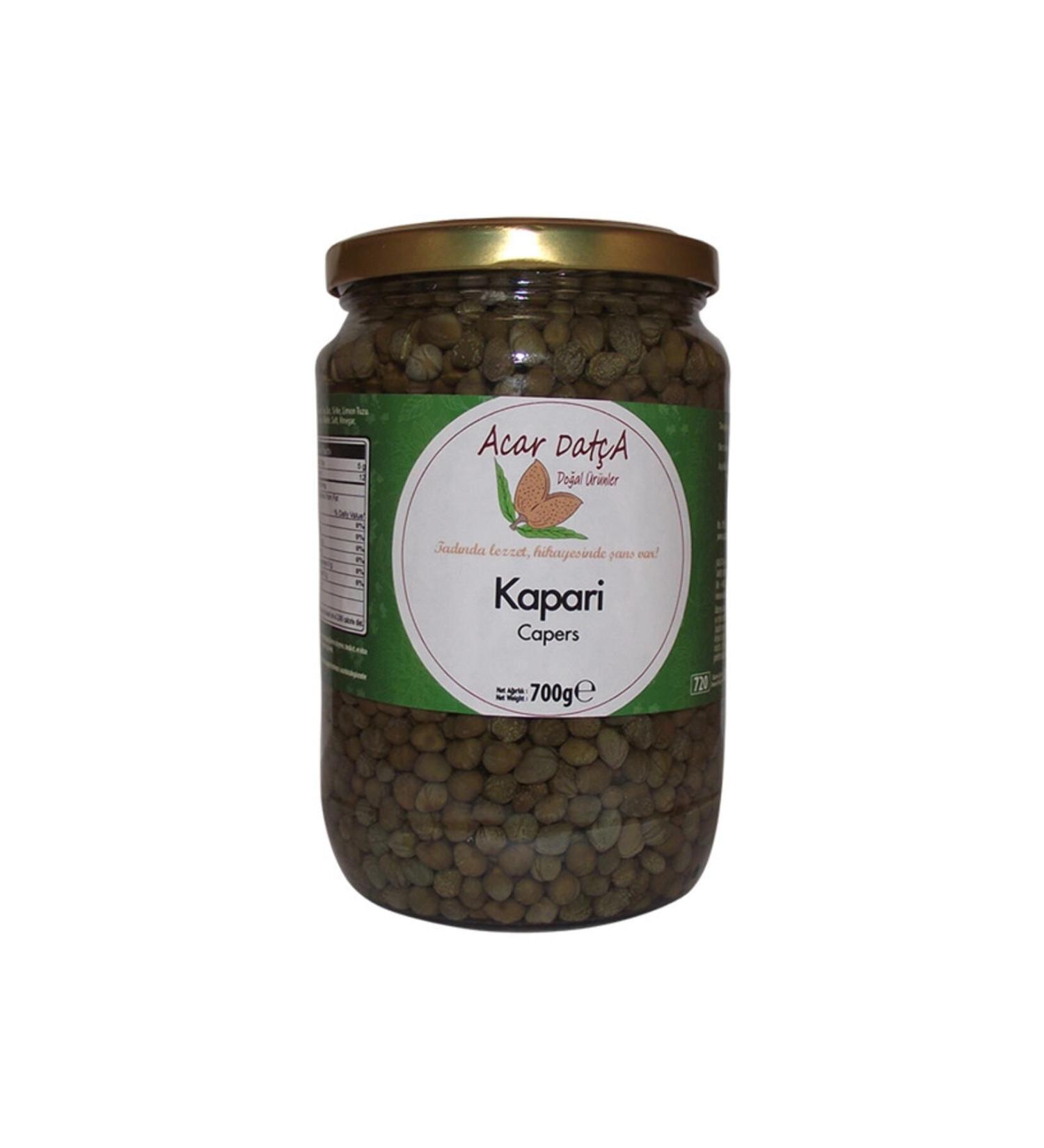 Acar Dat a Natural Products Capers 700 gr
