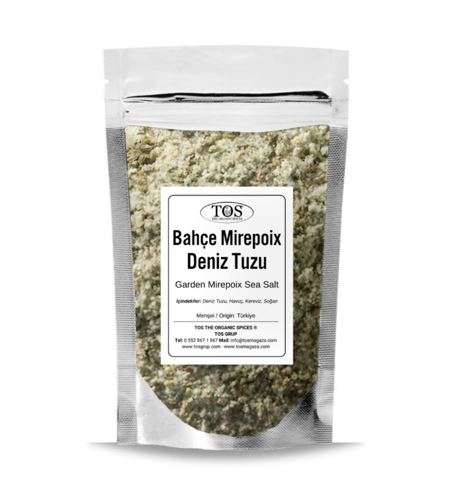 TOS The Organic Spices Garden Mirepoix Sea Salt 5 kg (1st Quality) Garden Mirepoix Sea Salt
