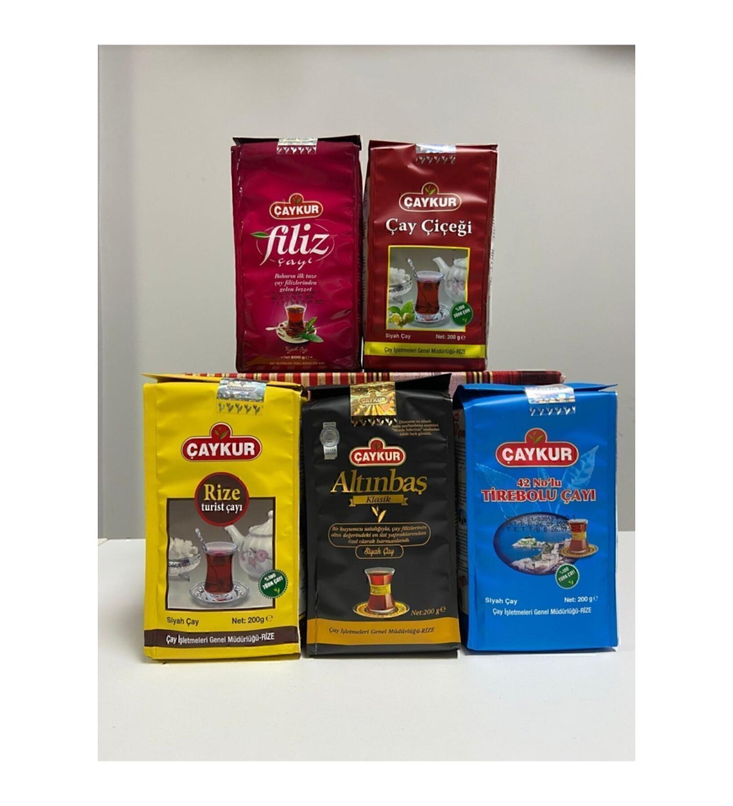 aykur Tirebolu 42 Alt nba Filiz ay i eki Tourist Tea 200 gr X 5