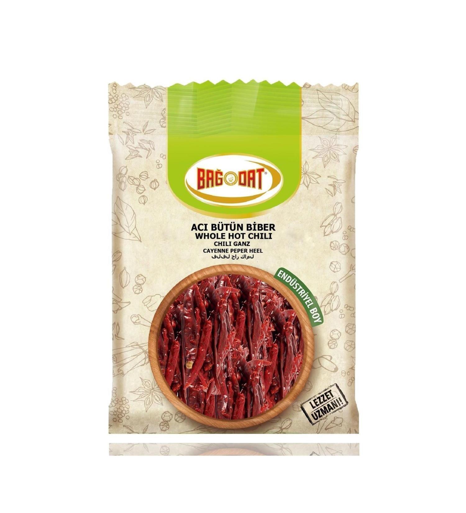 Baghdad Hot Whole Pepper 250 Gr.