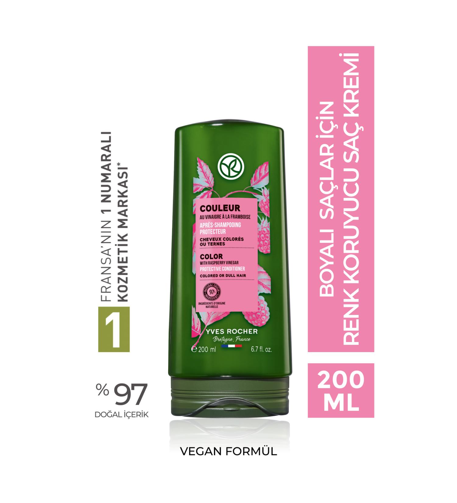 Yves Rocher Color Protecting Conditioner for Dyed Hair (couleur) - Vegan-200 Ml - Buy Online on GoSupps.com