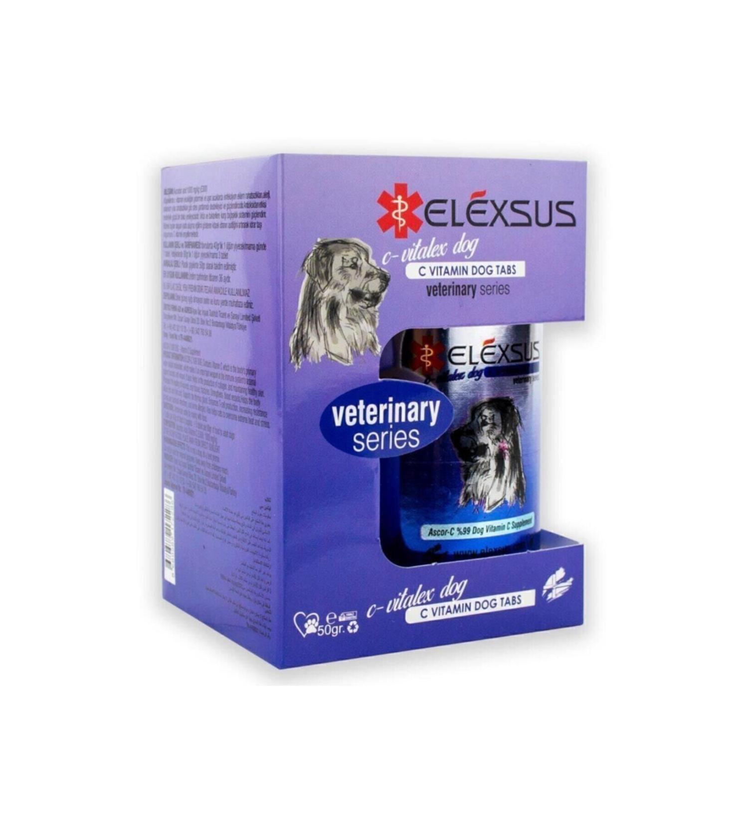 Elexsus Vitamin C Tablet for Dogs 50gr