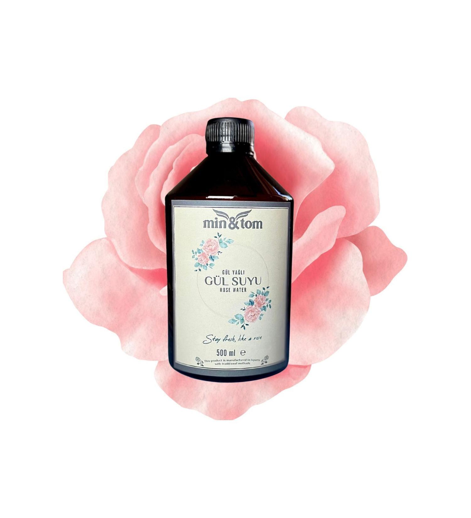 MinTom Full Oil Pure Rosewater 500 ml Tonic - Buy Online on GoSupps.com