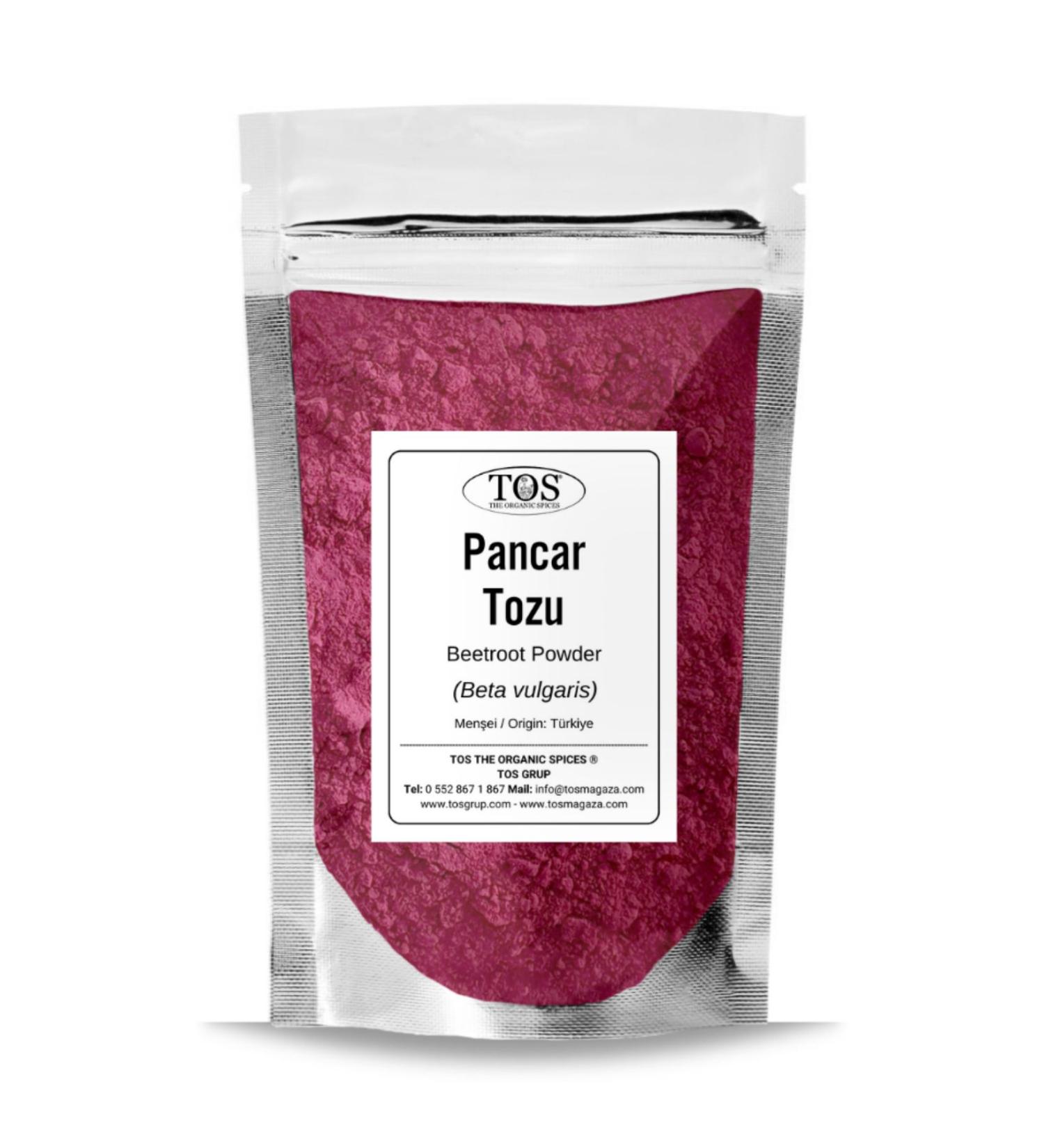 TOS The Organic Spices Beet Powder 250 gr (1st Quality) Beta vulgaris / Beet Powder