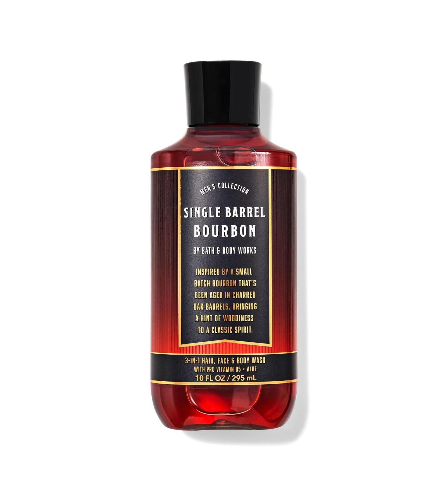 Bath & Body Works Single Barrel Bourbon 3' 1 Arada Sa y z Ve V cut ampuan 295 ml