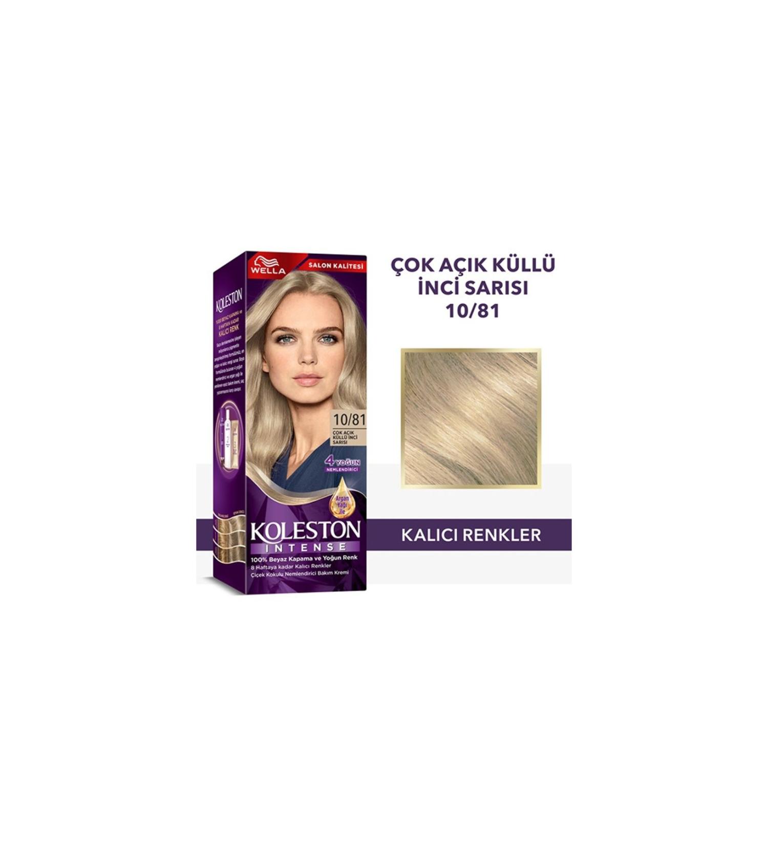 Koleston Intense Hair Dye 10/81 Very Light Ash Pearl Blonde - Salon Quality - Buy Online on GoSupps.com