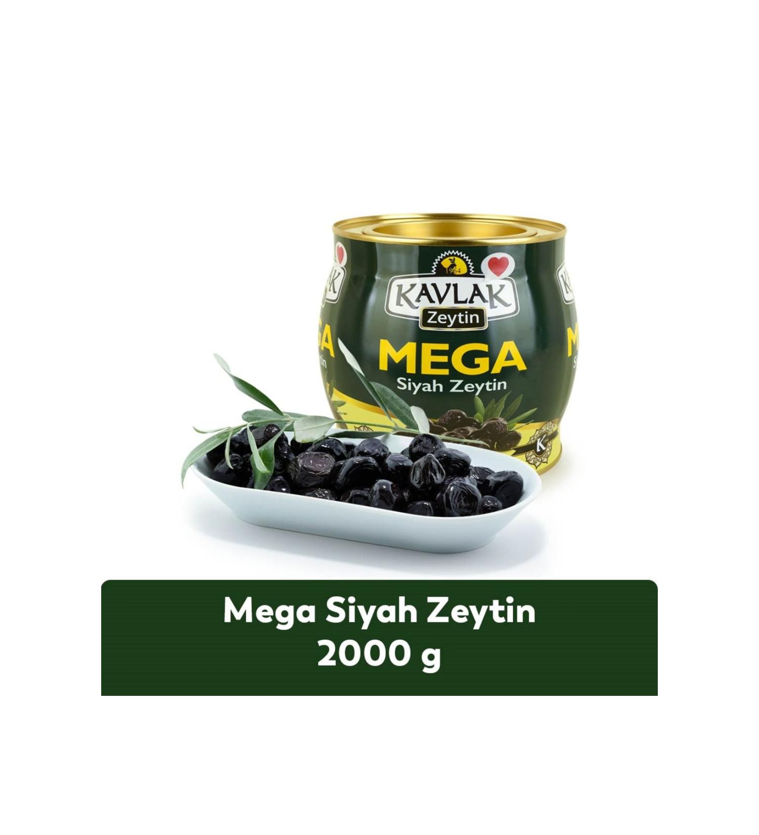 Kavlak Olive Mega Gemlik Black Olive 2 Kg (gross)