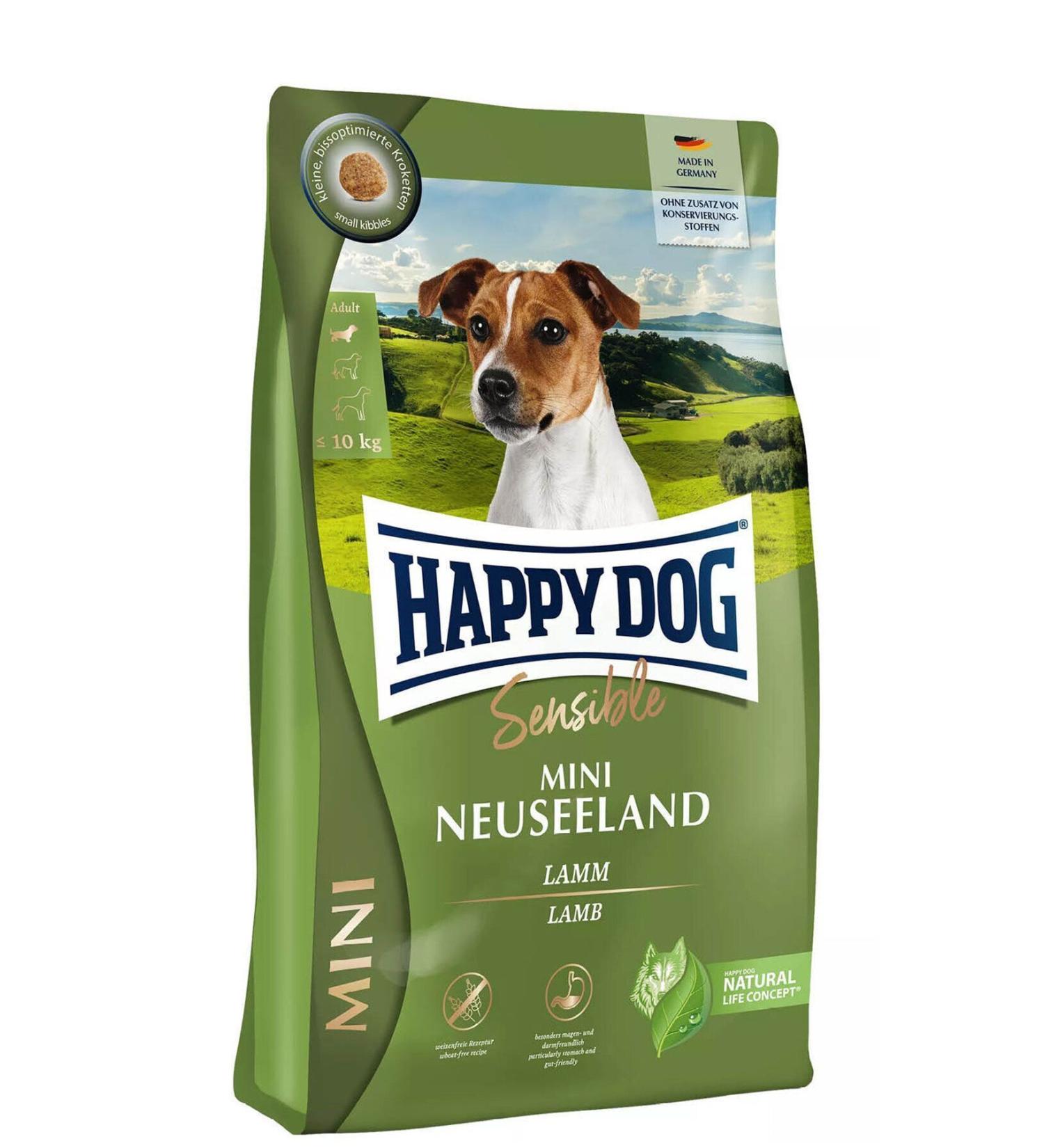 Happy Dog Sensible Mini Neuseeland Lamb Meat Dog Food 4 Kg - Buy Online on GoSupps.com